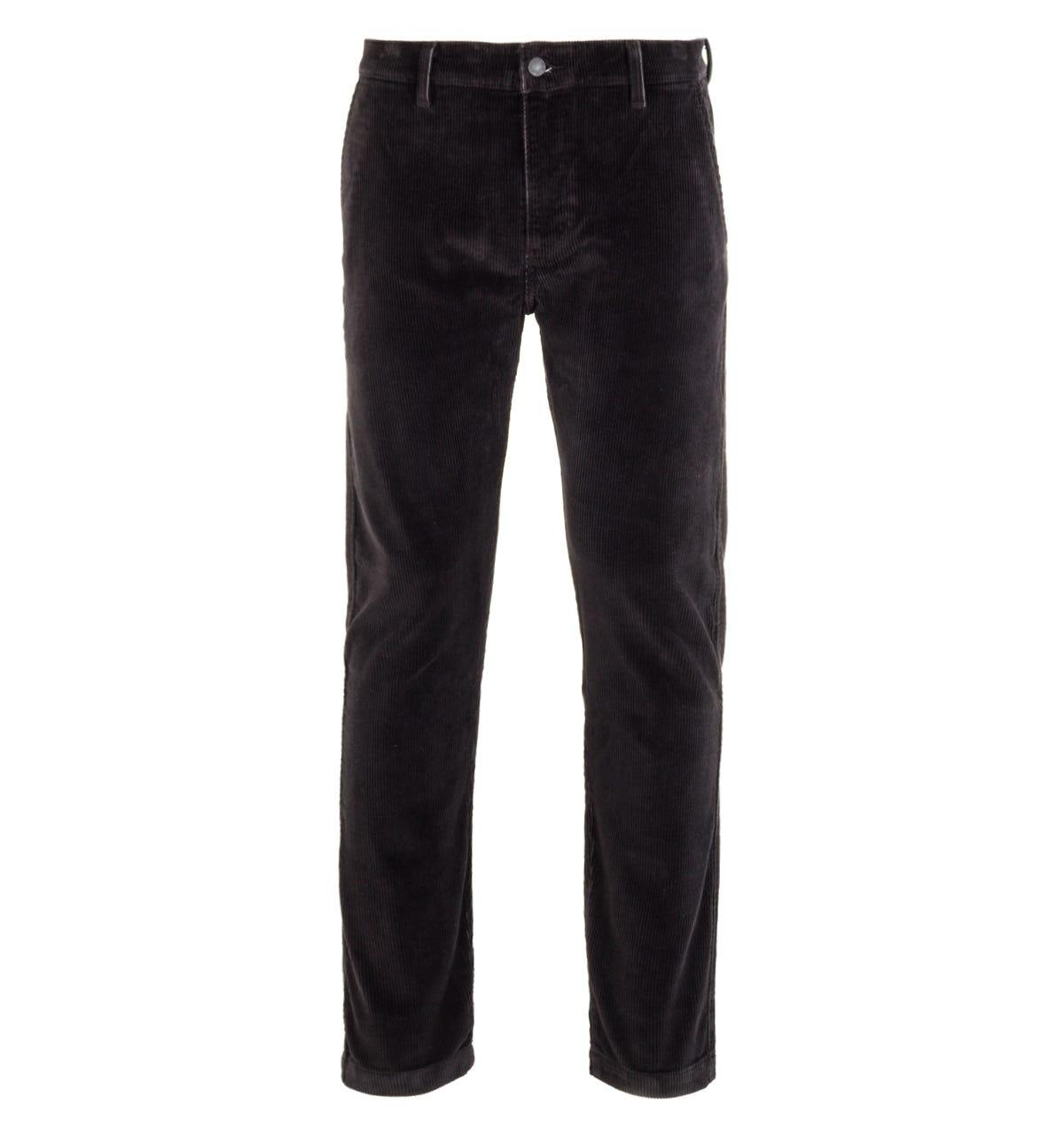 Levi's Levi's Xx Chino Corduroy Tapered Black Trousers for Men - Lyst