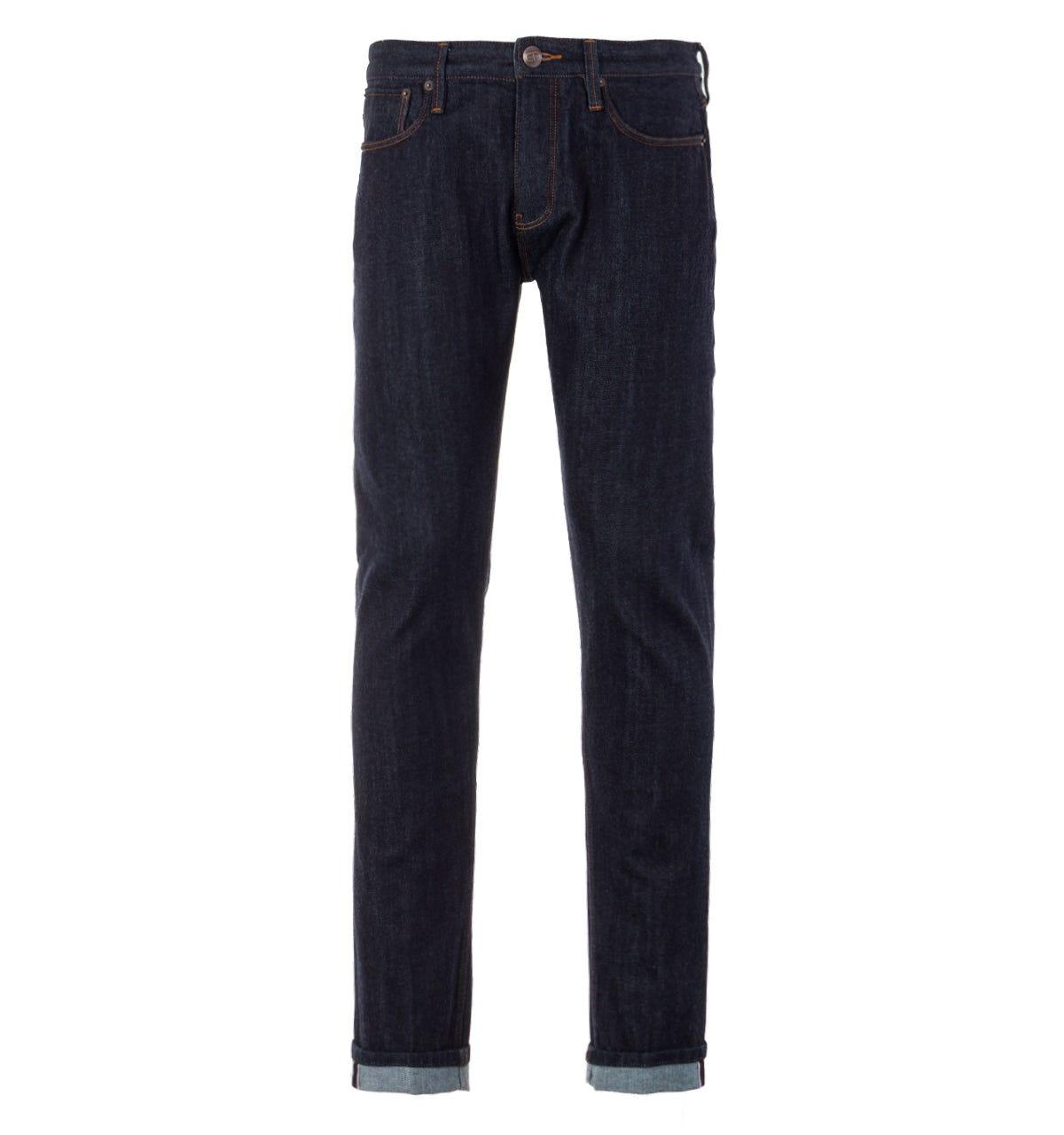Emporio Armani Denim J75 Slim Fit Jeans in Navy (Blue) for Men | Lyst