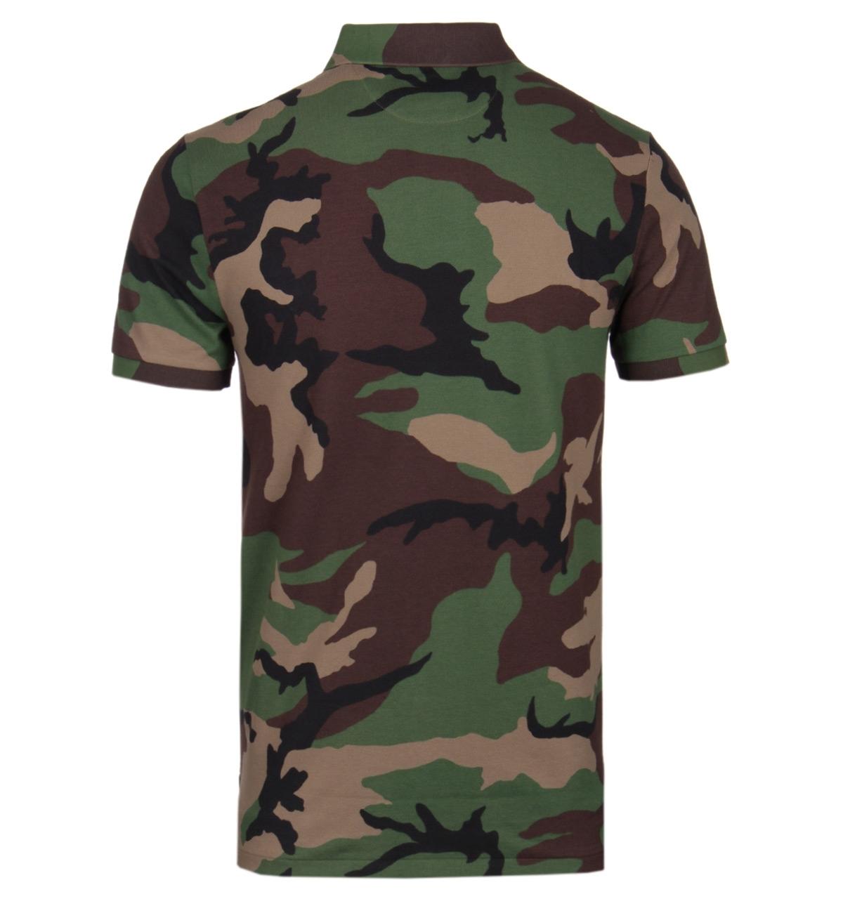 Woodland Camo Polo Shirt 