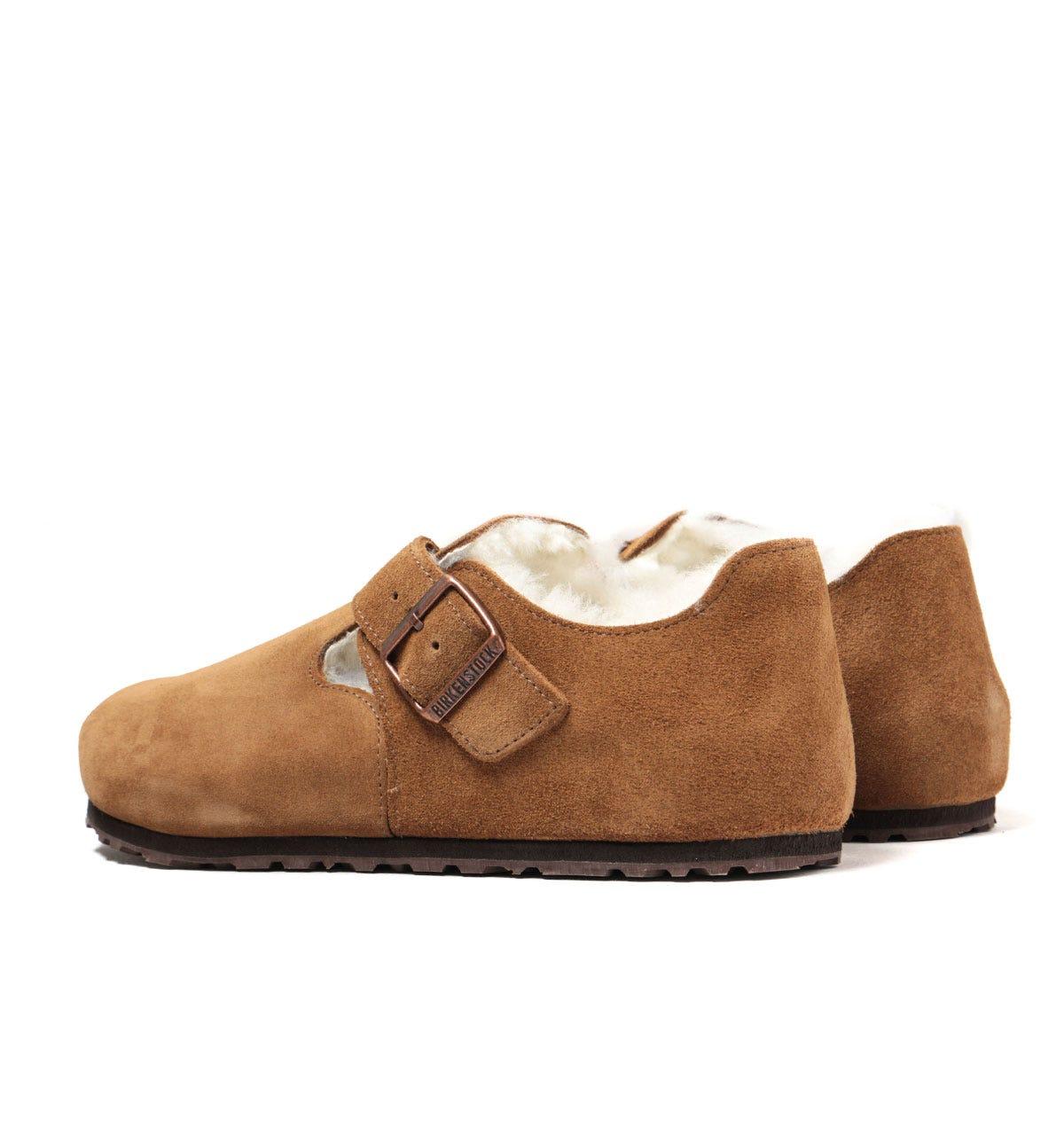 birkenstock london shearling