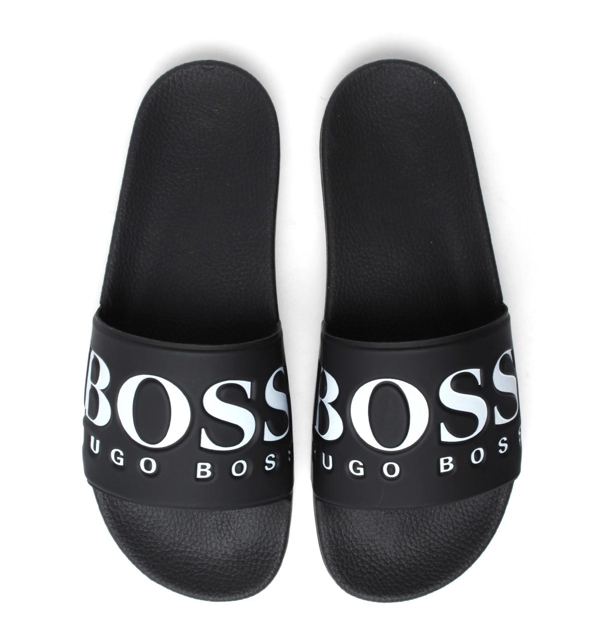 BOSS by Hugo Boss Boss Solar Black Sliders for Men - Save 40% - Lyst