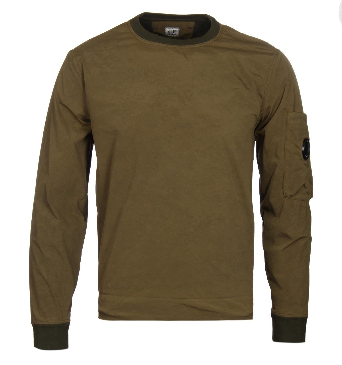 khaki cp company sweatshirt