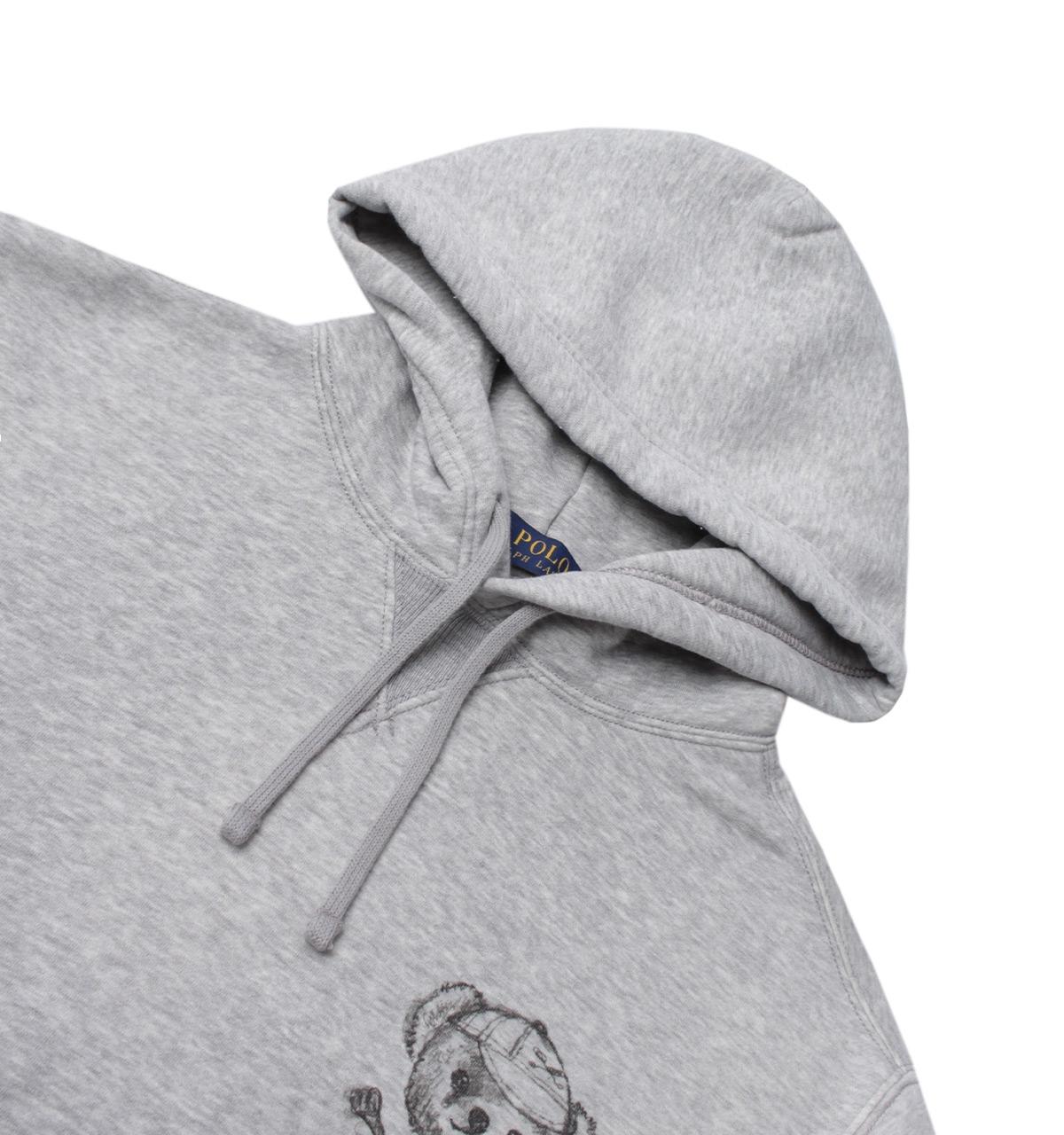 Polo Ralph Lauren Cotton Bear Hooded Sweatshirt in Grey (Grey) for Men |  Lyst Australia