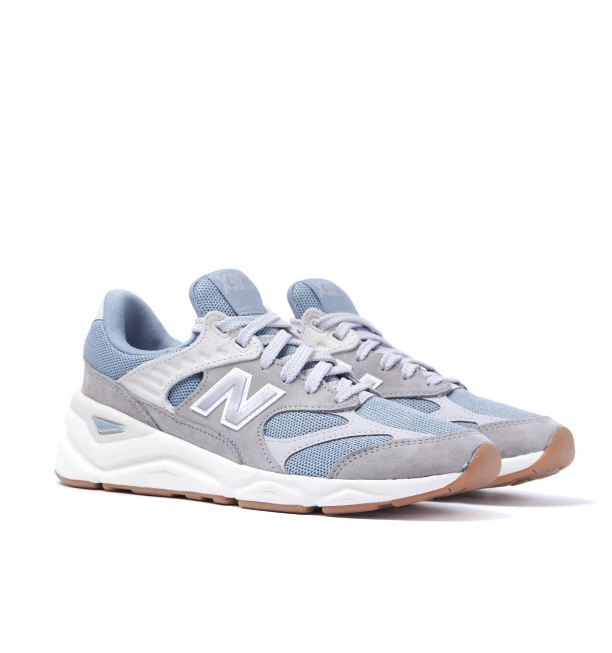 new balance x90 blue grey