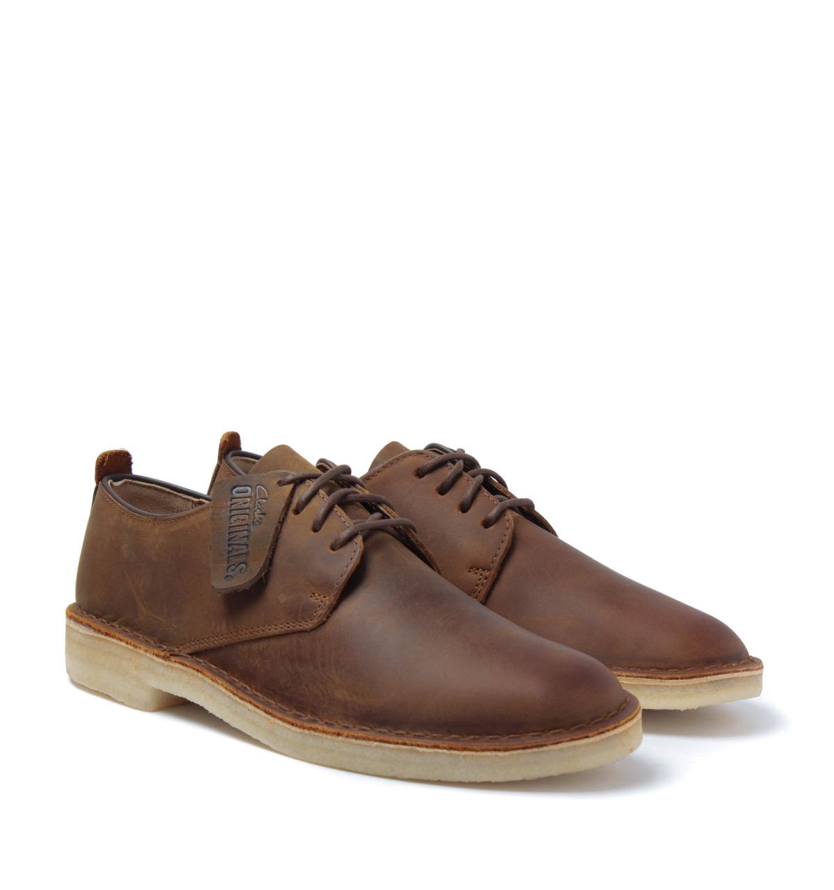 Clarks Desert London Beeswax Men's Leather Lace Up Shoe 38240 