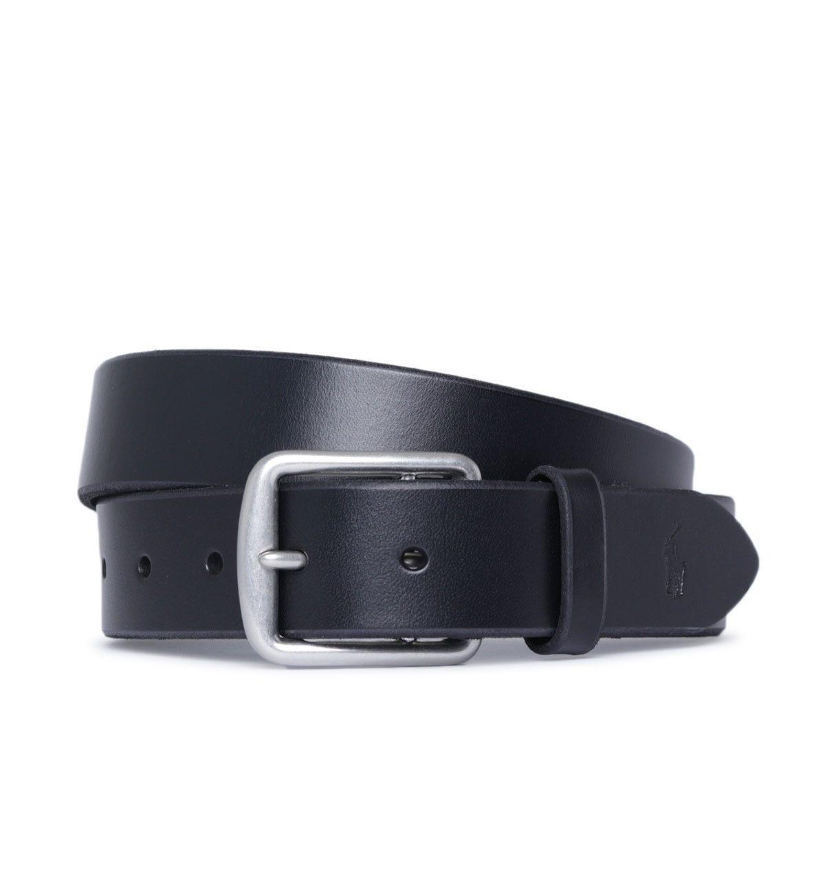 Polo Ralph Lauren Saddle Leather Black Belt for Men | Lyst