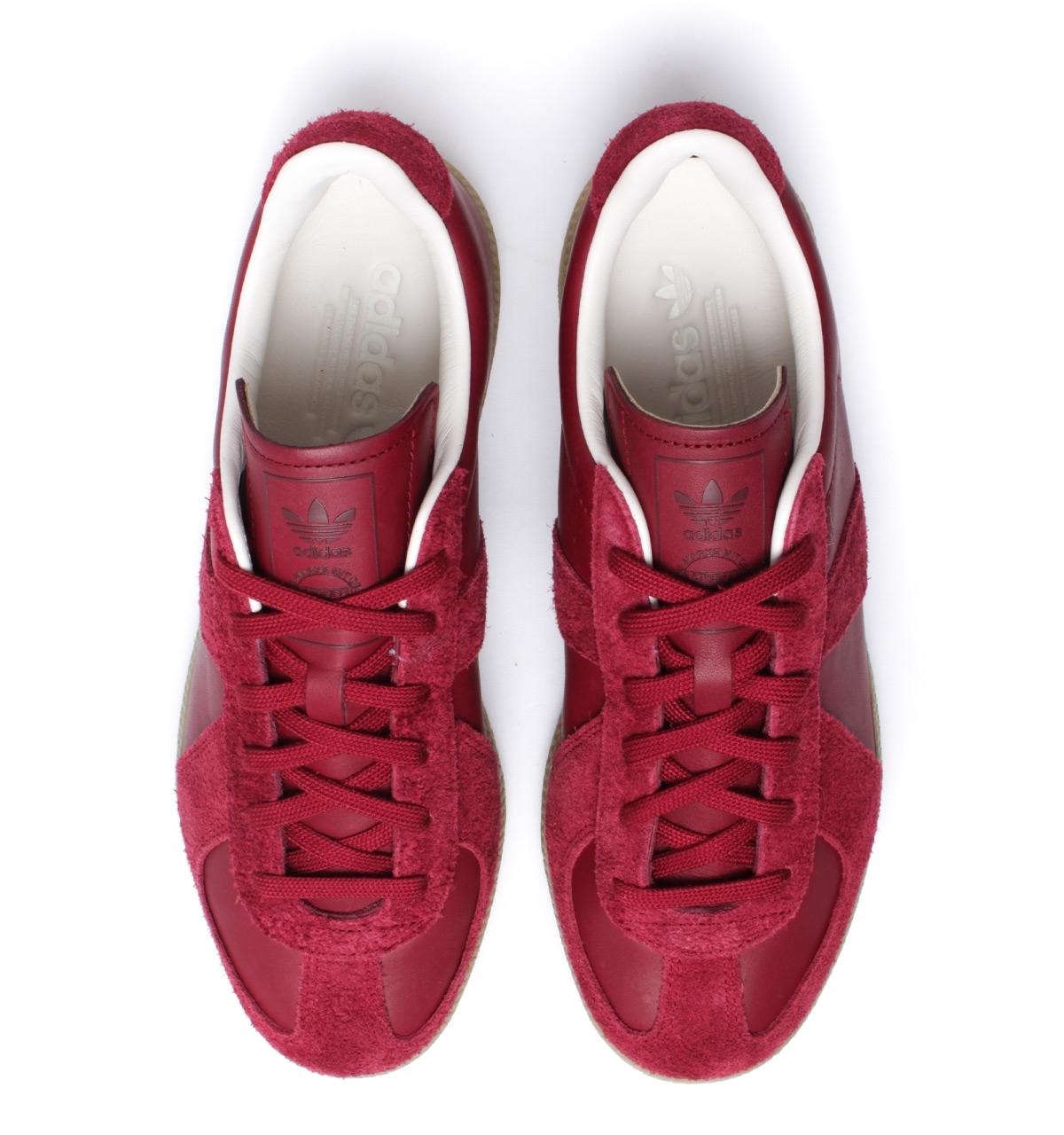 adidas Originals Leather Bw Army Burgundy Trainers in Red for Men | Lyst