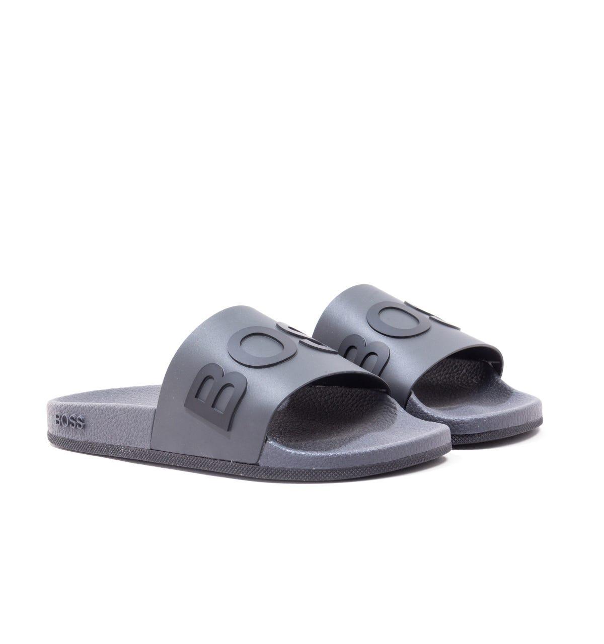 hugo boss grey jogging bottoms