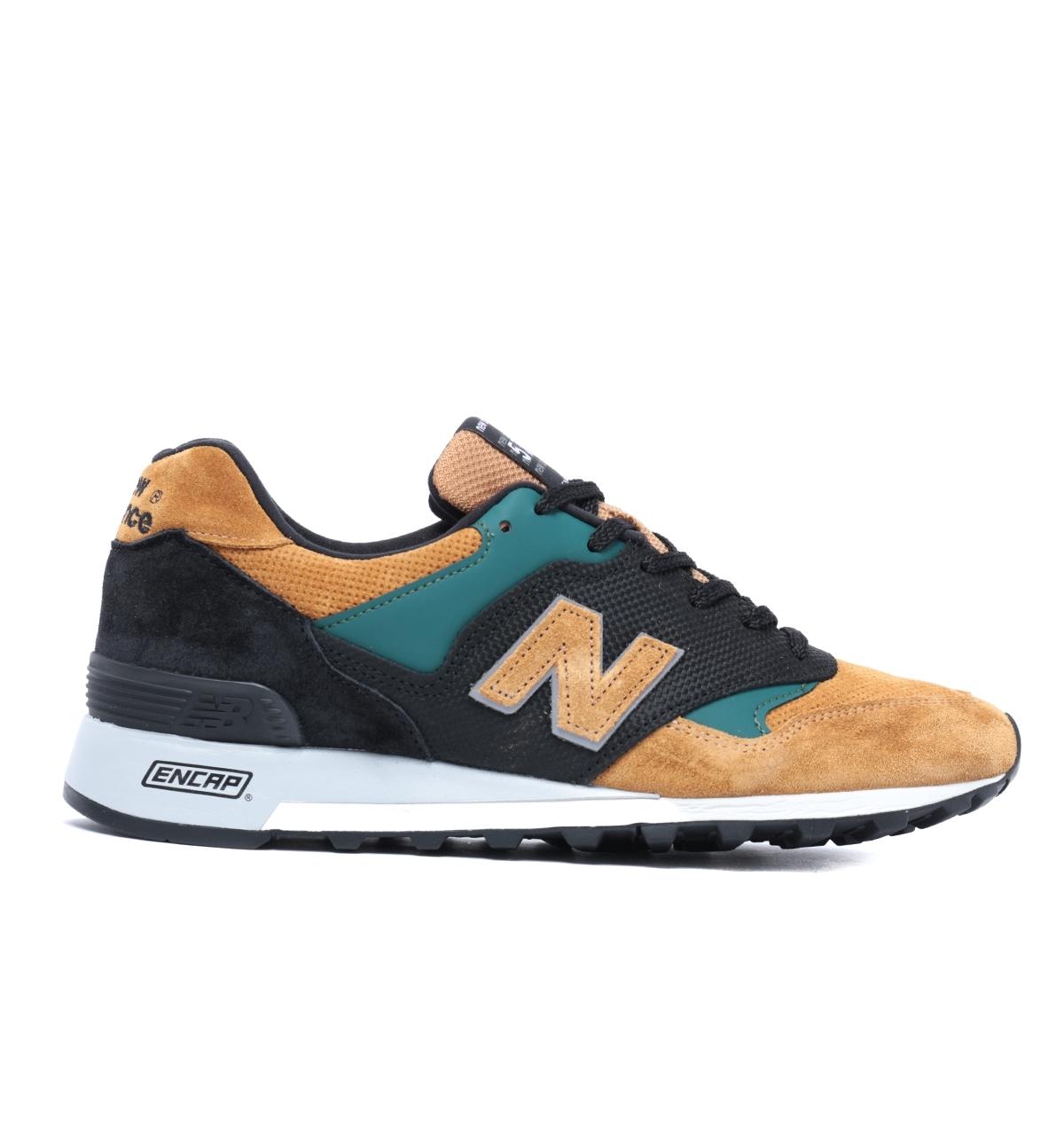 New Balance Suede Made In England M577 Tan, Black & Green Trainers in Blue  for Men - Save 66% | Lyst