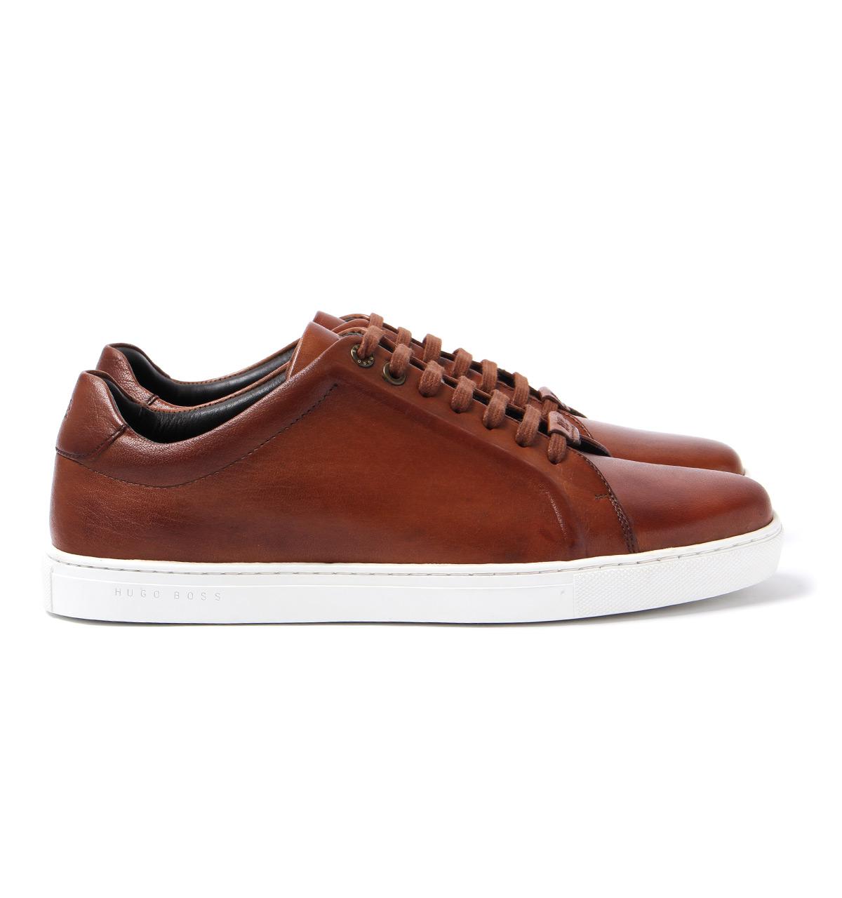 hugo boss brown sneakers