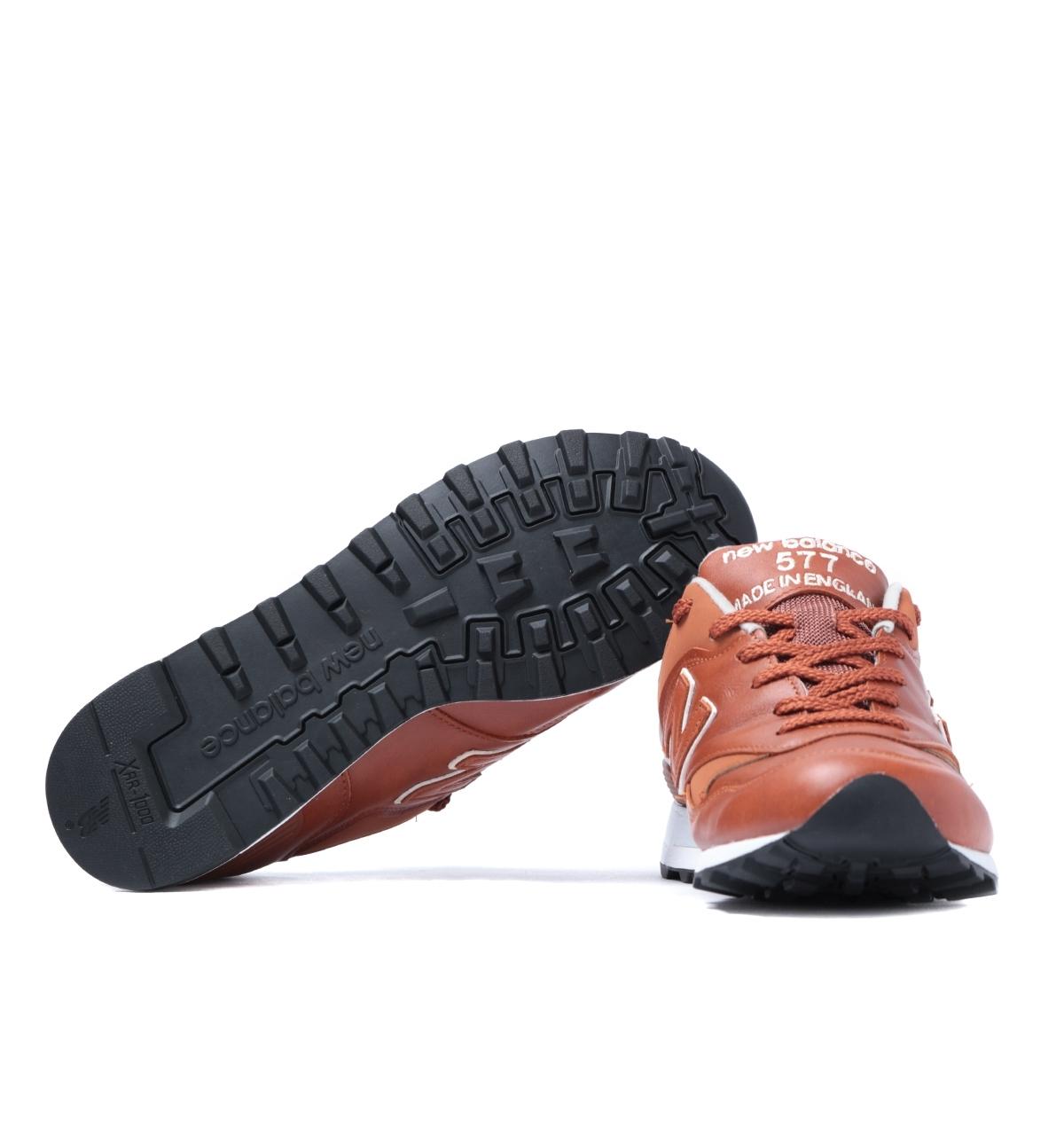 new balance brown leather trainers