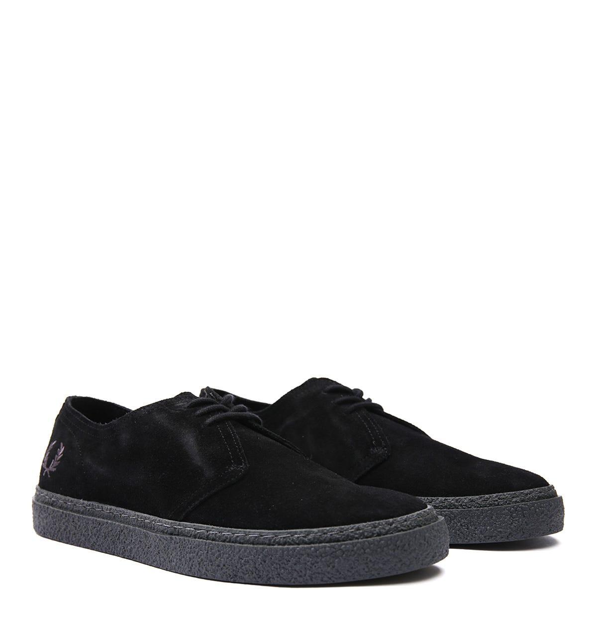 Fred Perry Linden Suede Shoes in Black for Men | Lyst