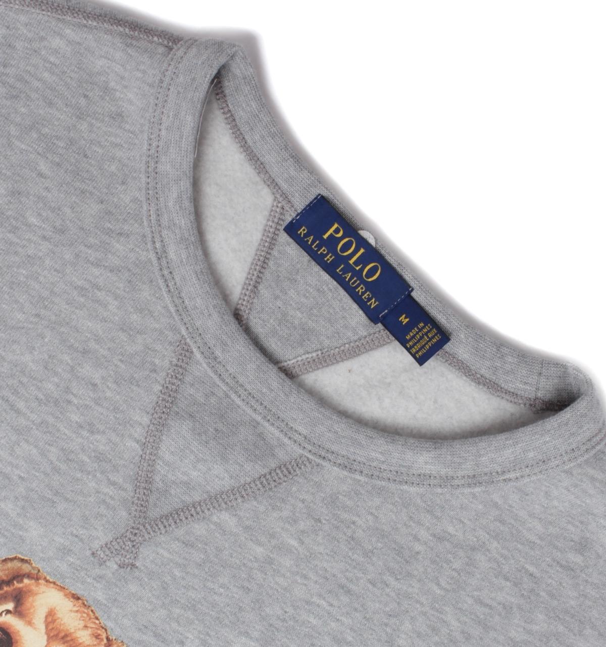 polo bear sweatshirt grey