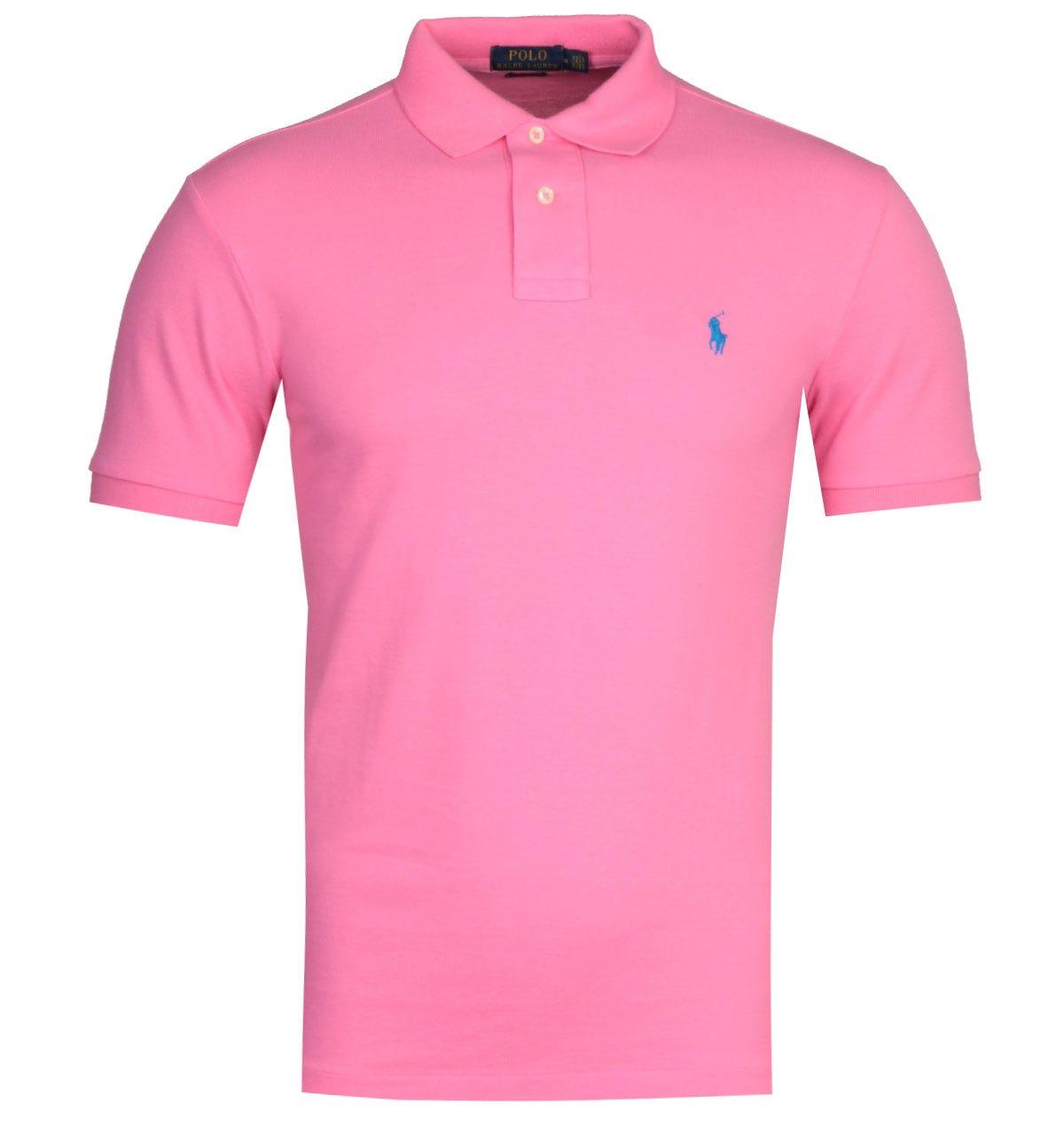 Polo Ralph Lauren Cotton Neon Pink Polo Shirt for Men - Lyst