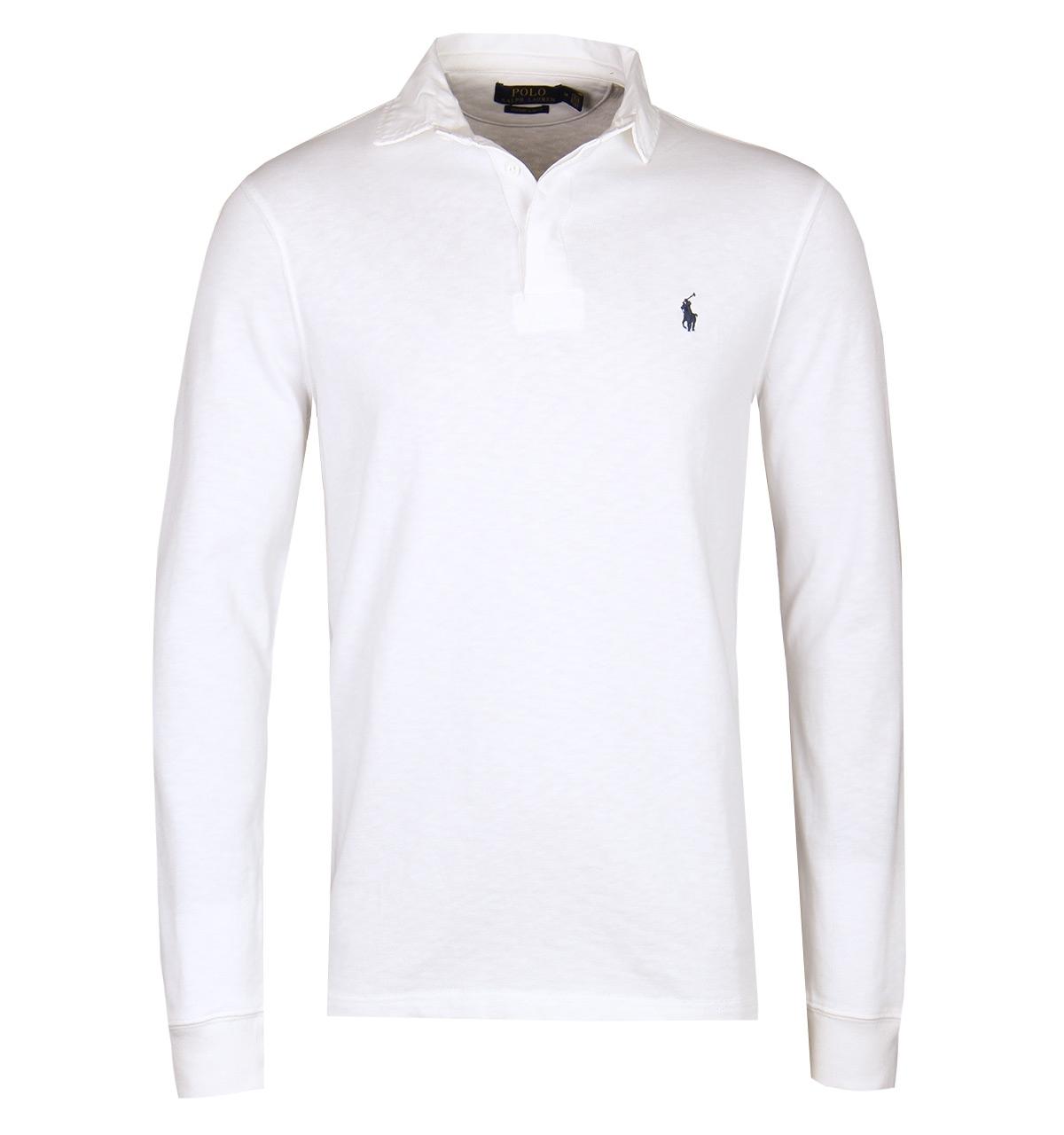 plain white rugby shirt