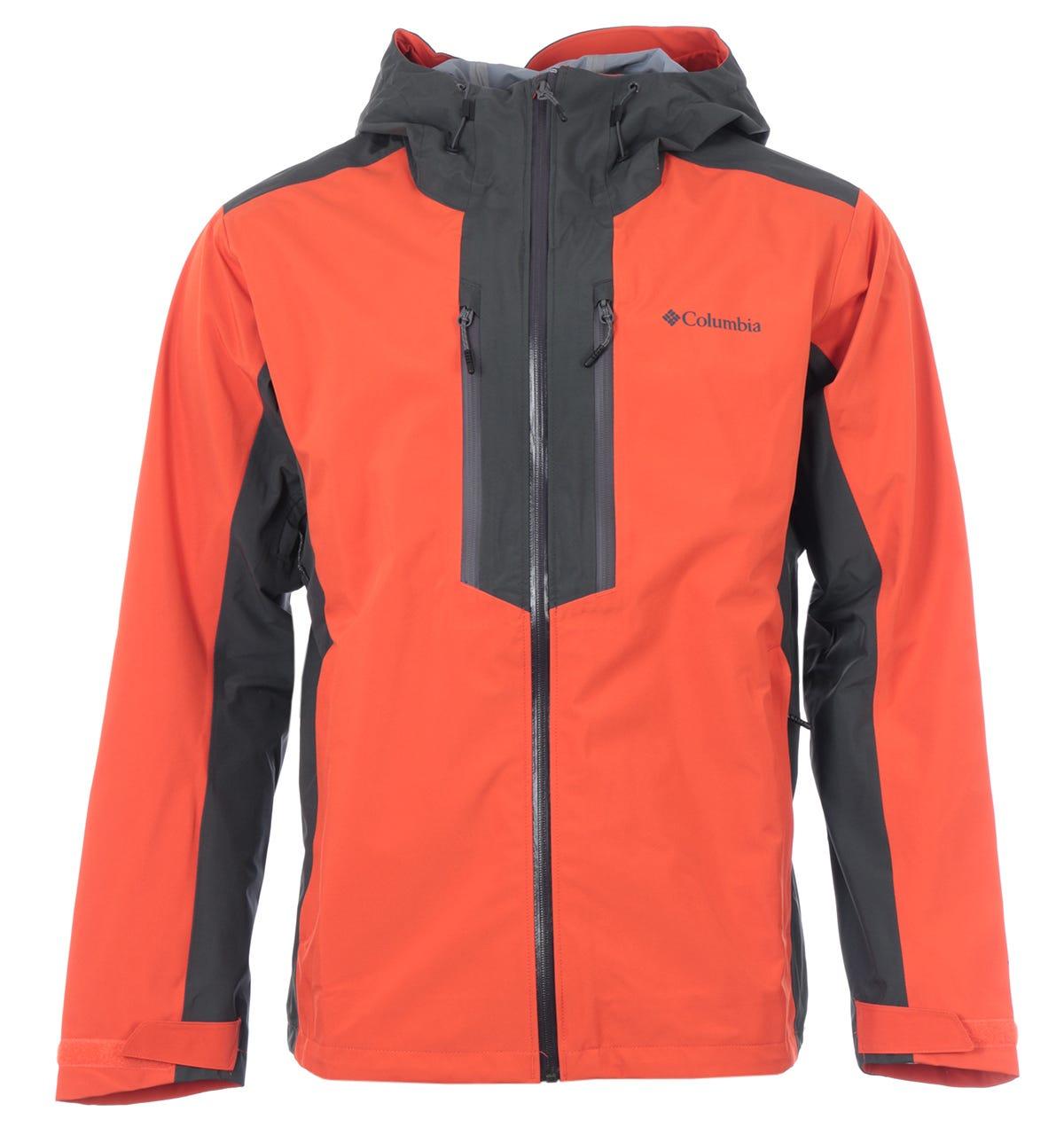 Columbia Synthetic Peak Creek Waterproof Shell Jacket in Red for Men | Lyst