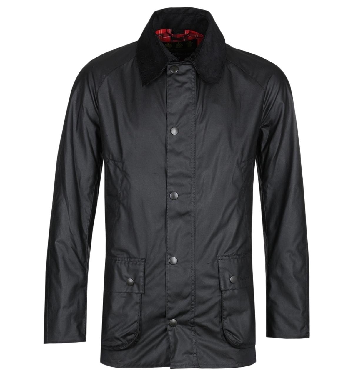 black wax jacket
