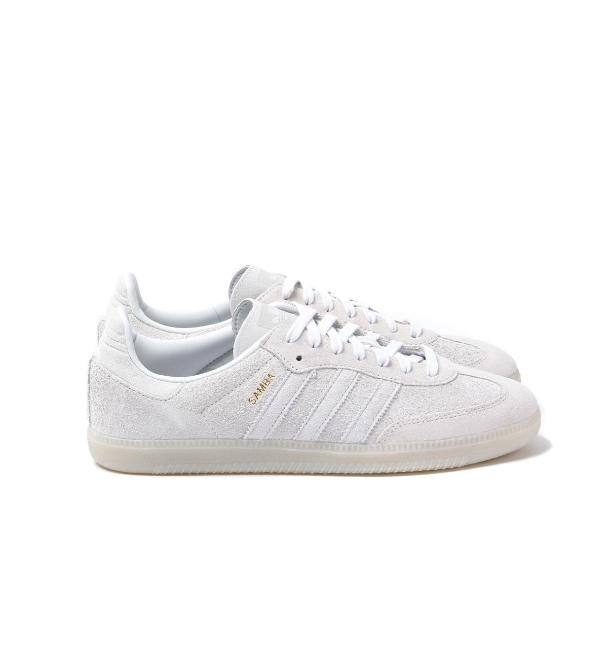 mens white samba trainers