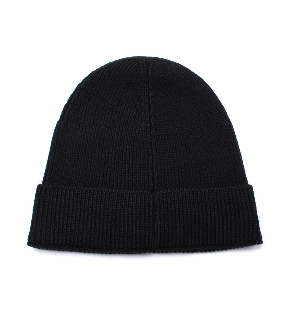 lacoste beanie black