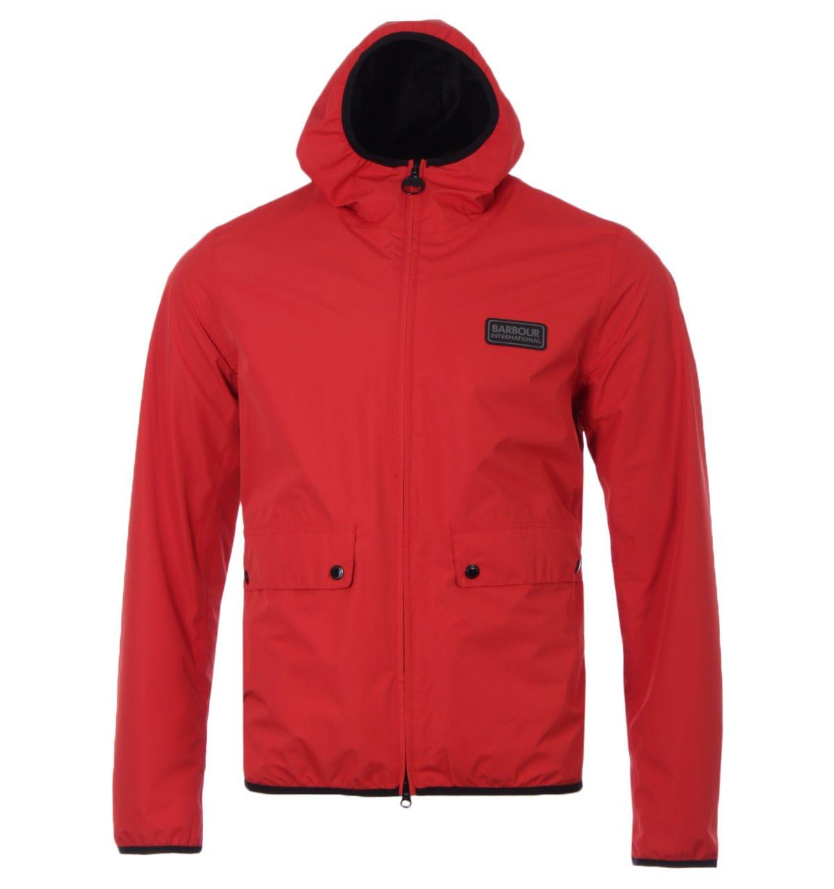 barbour red jacket mens