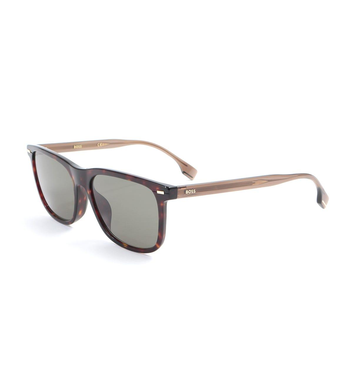BOSS by HUGO BOSS Square Acetate Sunglasses in Brown for Men | Lyst