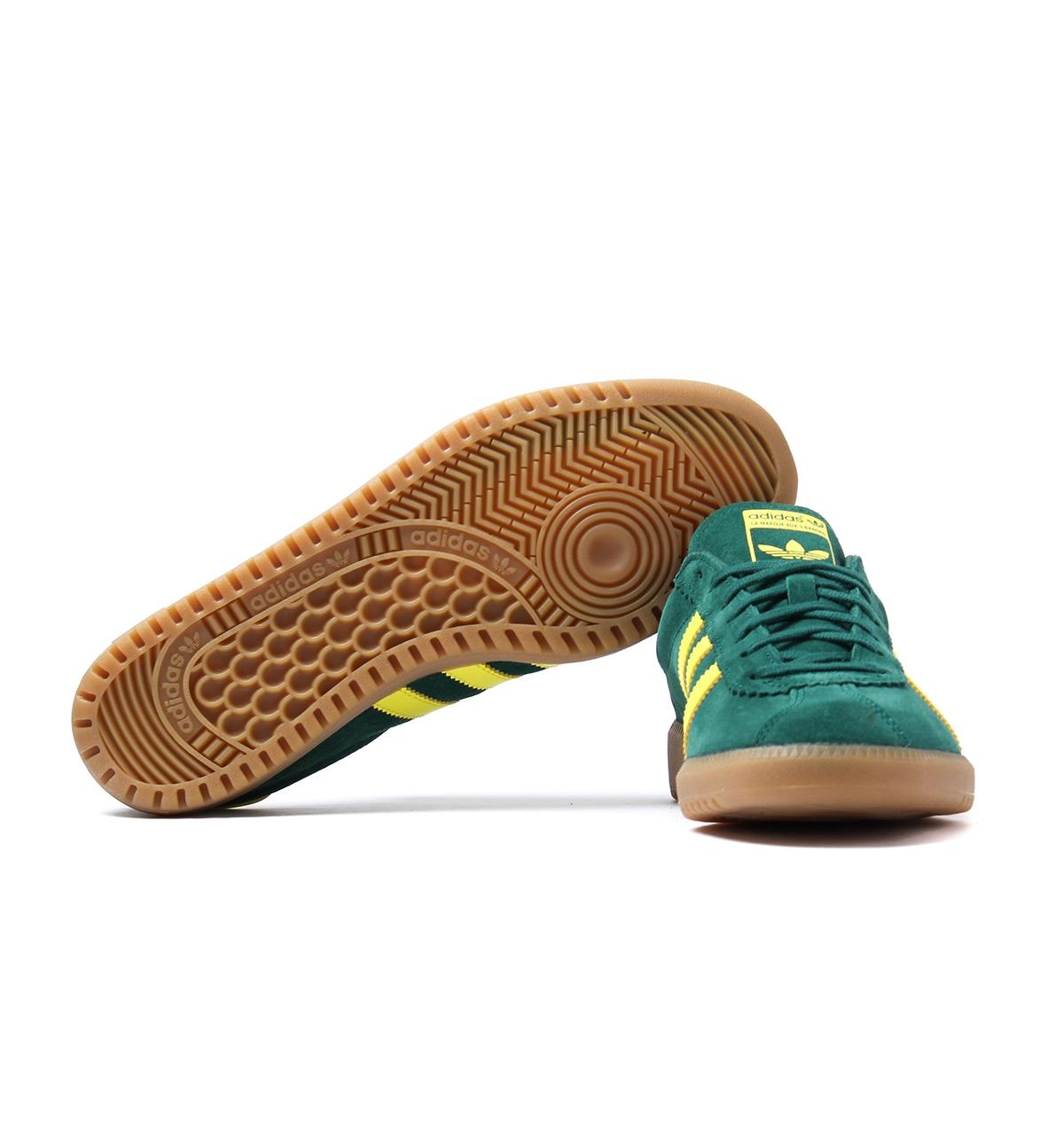 adidas Originals Bermuda Collegiate Green & Shock Yellow Trainers for Men |  Lyst