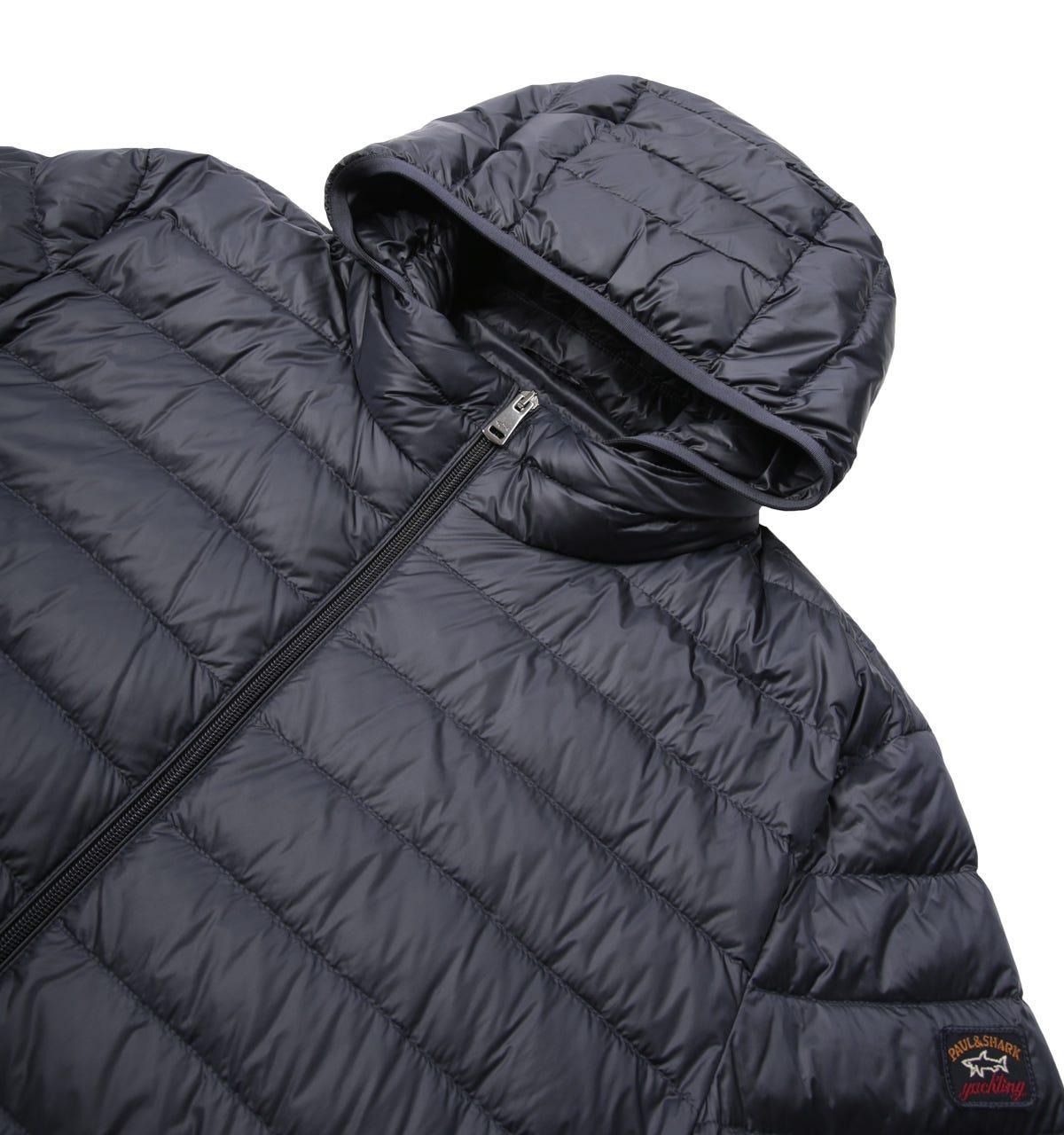 Pockets Paul & Shark 1/4 Zip Fleece With Zip Closure Black for Men Mens Clothing Coats Parka coats 