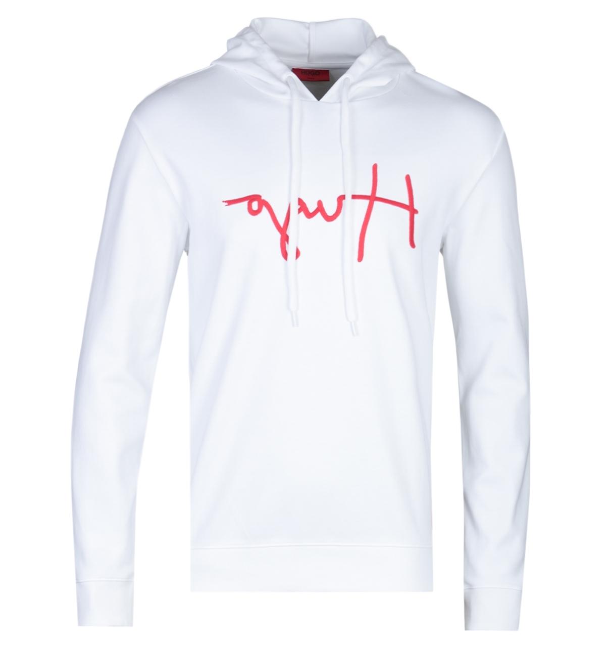hugo reverse logo hoodie