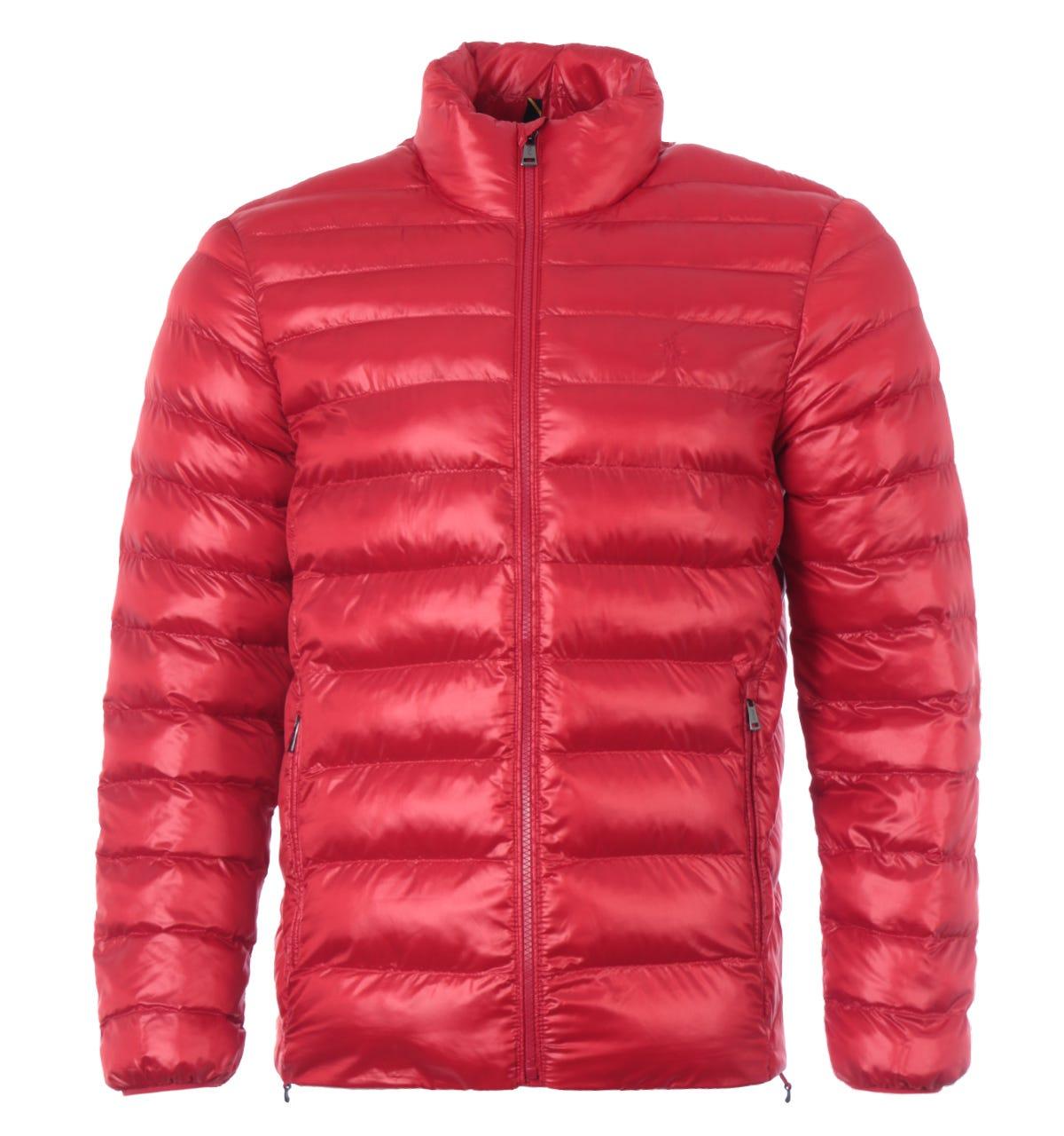 Polo Ralph Lauren Sustainable Packable Insulated Jacket in Red for Men ...