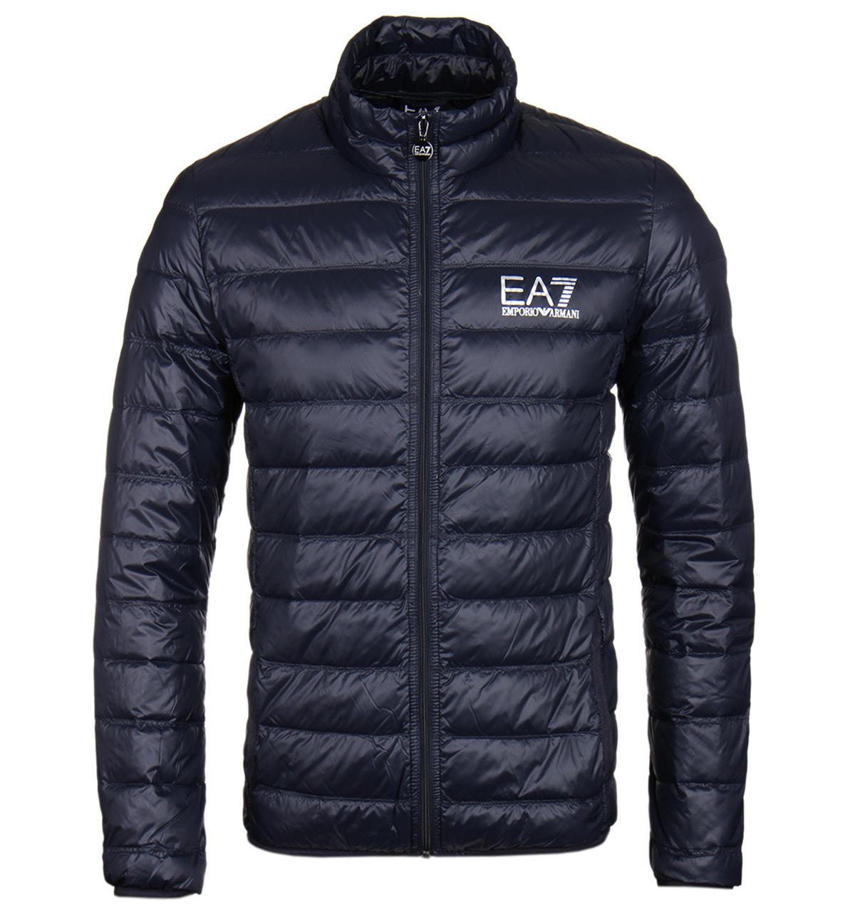 ea7 coat blue