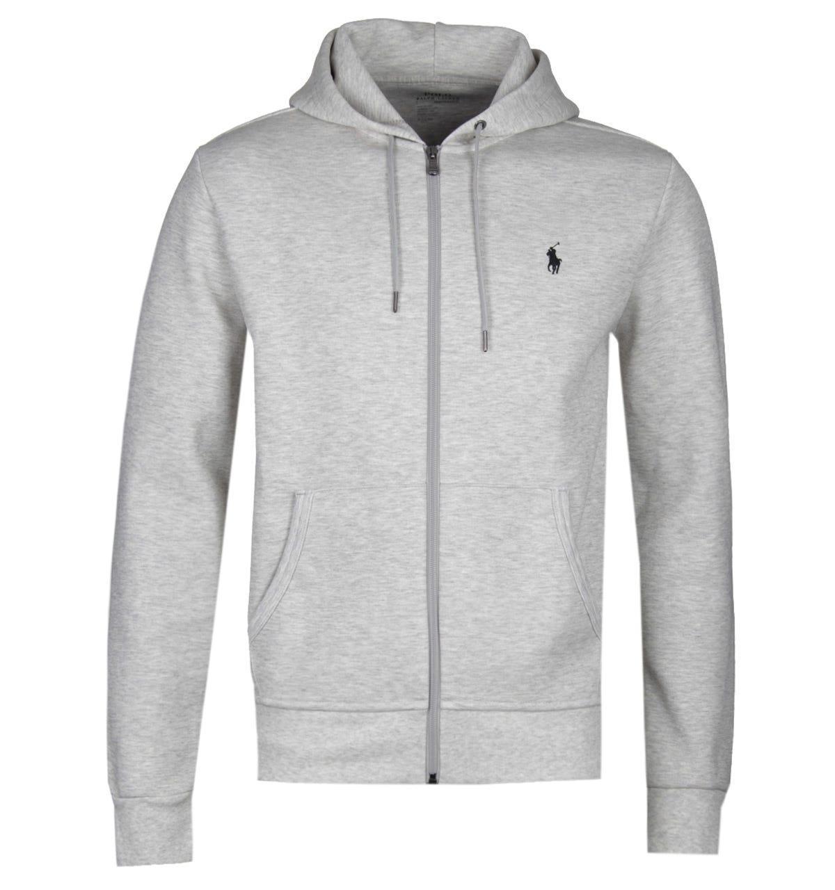 Polo Ralph Lauren Tech Fleece Grey Zip Hoodie in Gray for Men - Lyst