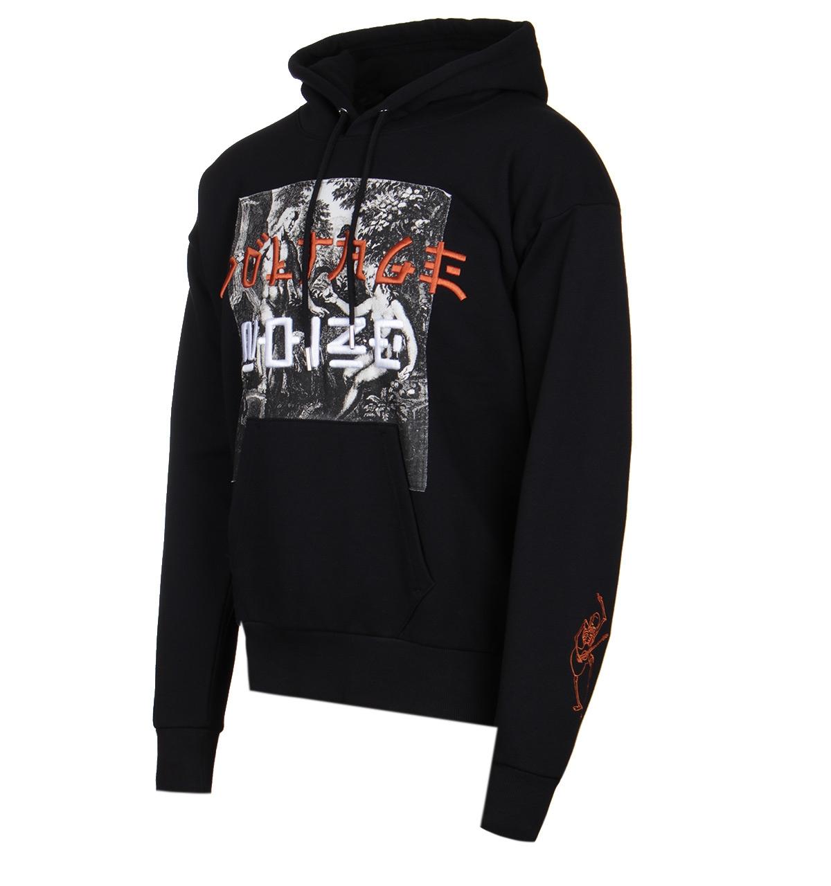 black graphic hoodies