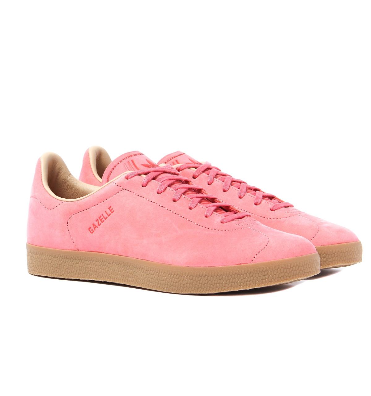 adidas Originals Leather Gazelle Decon Tactile Rose Pink Trainers - Lyst