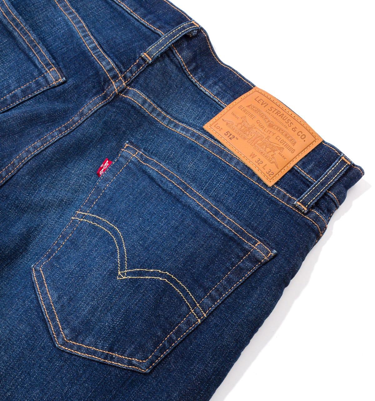 Levis 512 Slim Taper Pelican Rust Med Indigo - Flat Finish