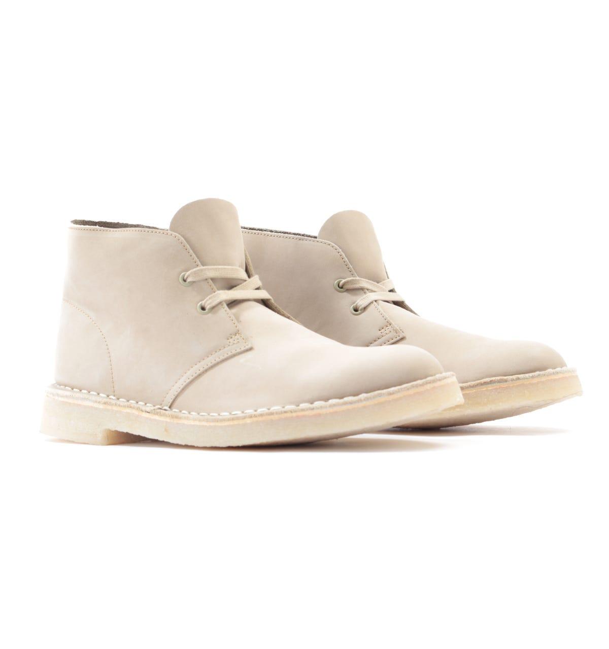 leather desert clarks