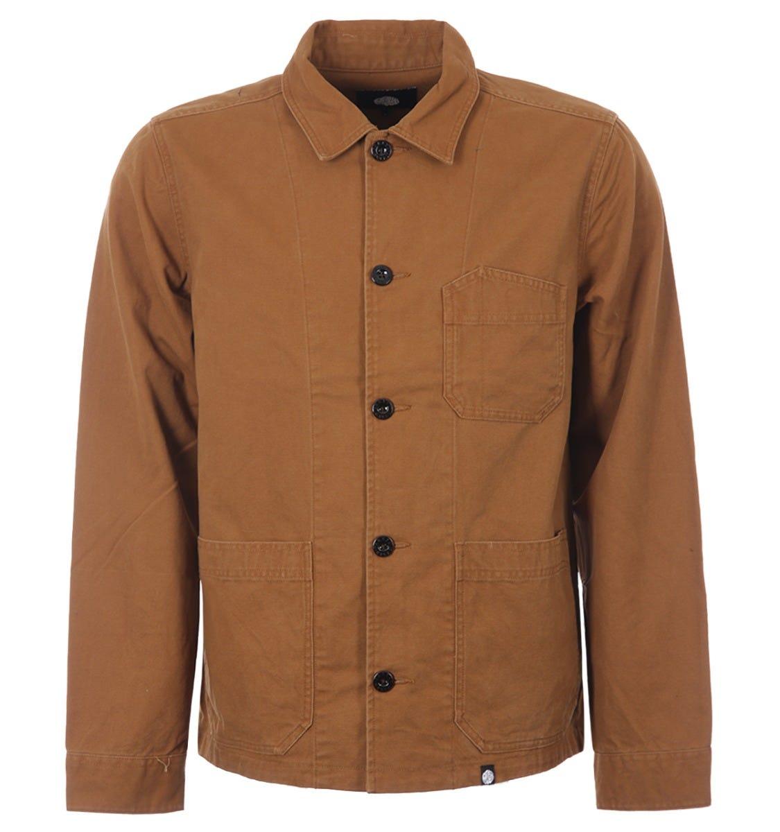 Pretty Green Blake Chore Jacket in Brown for Men Lyst