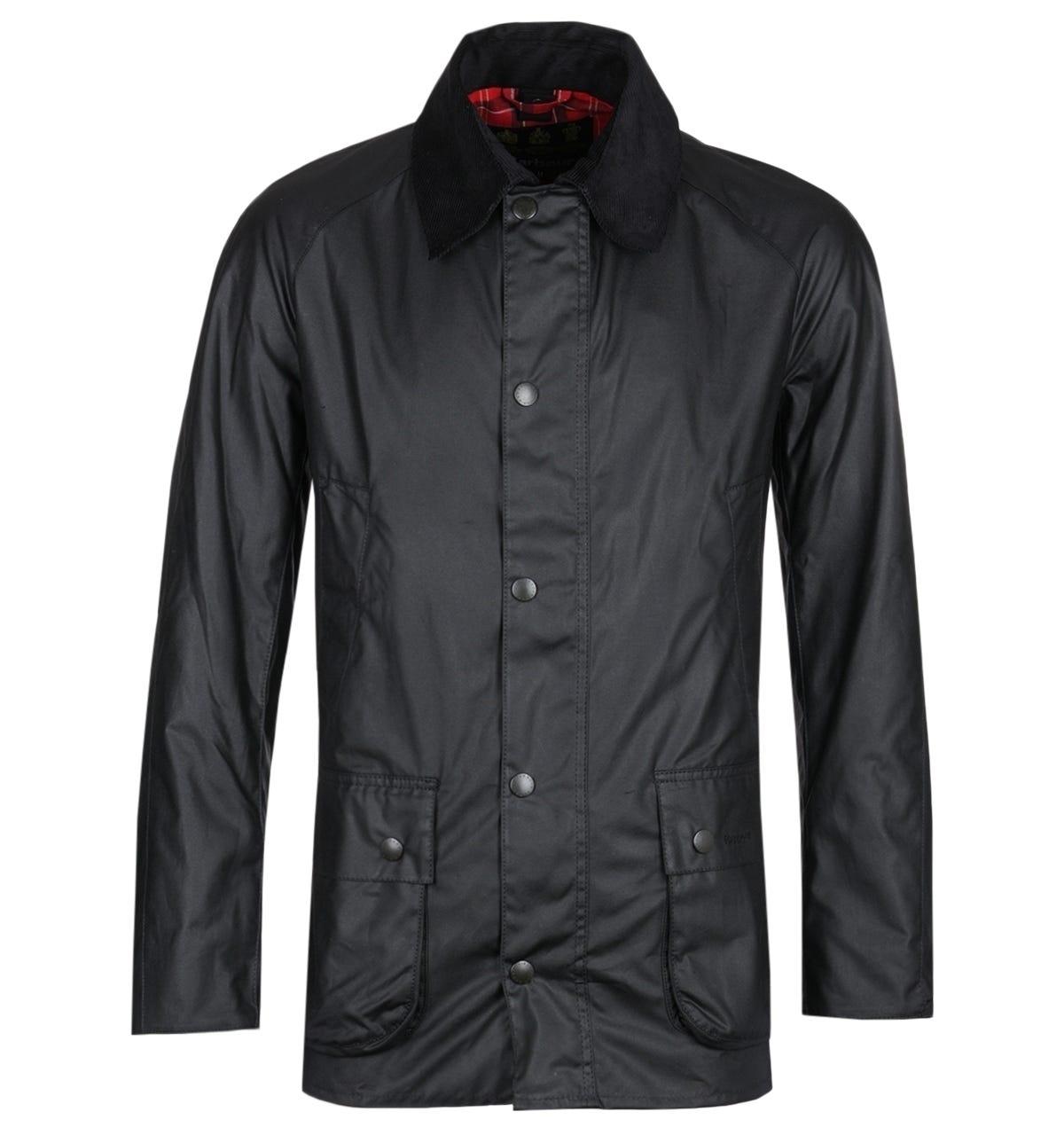 Barbour Ashby Wax Jacket in Black for Men | Lyst
