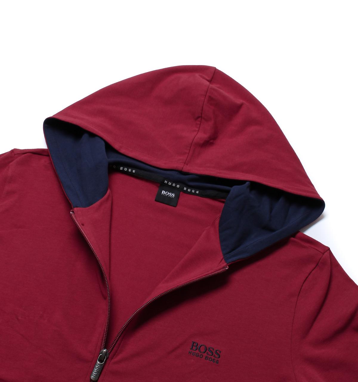 boss zip through hooded tracksuit