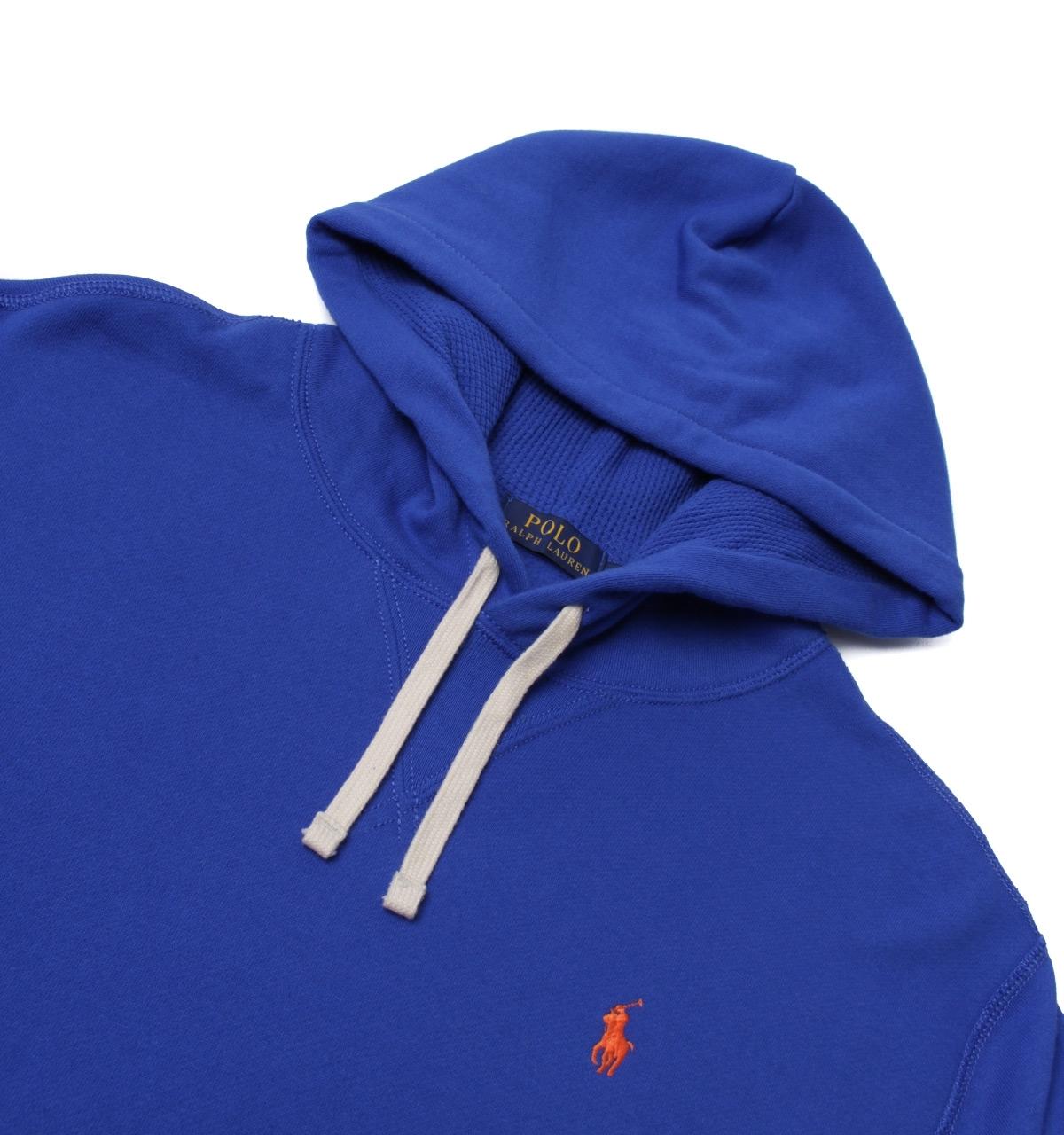 Buy > black and blue polo hoodie > in stock