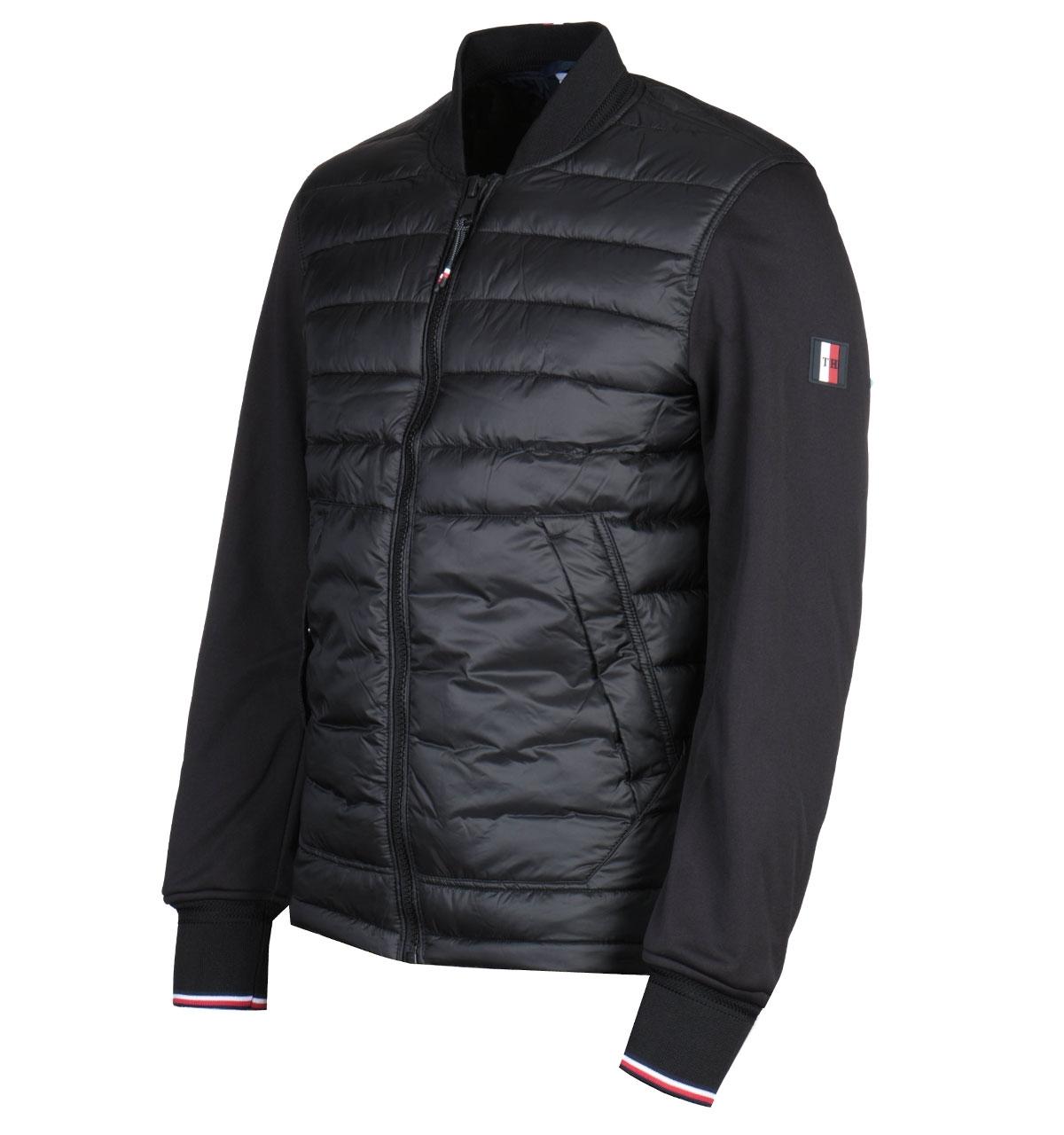 tommy hilfiger jacket black and white