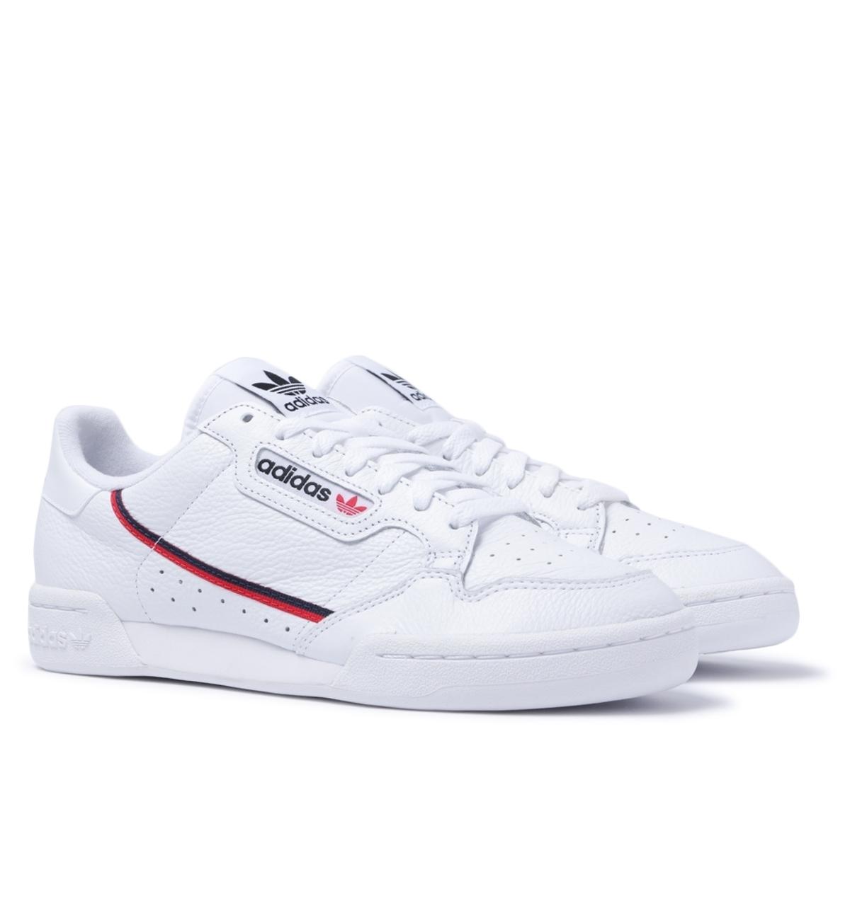 adidas continental 80 men's white