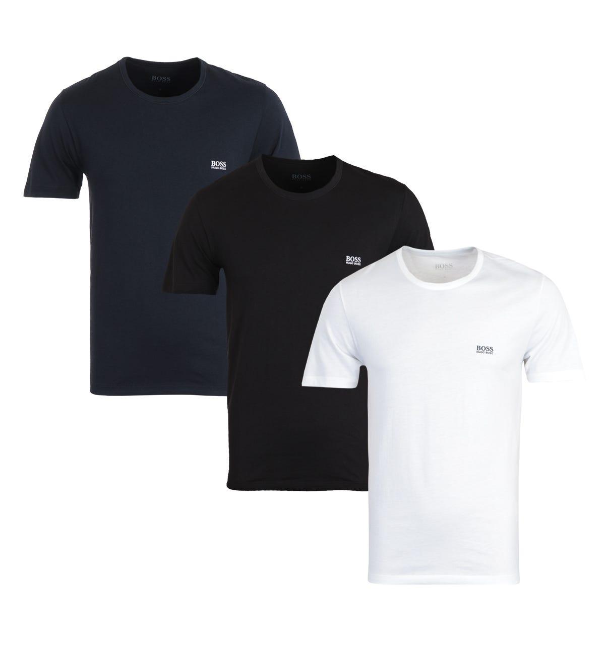 hugo boss black and white t shirt