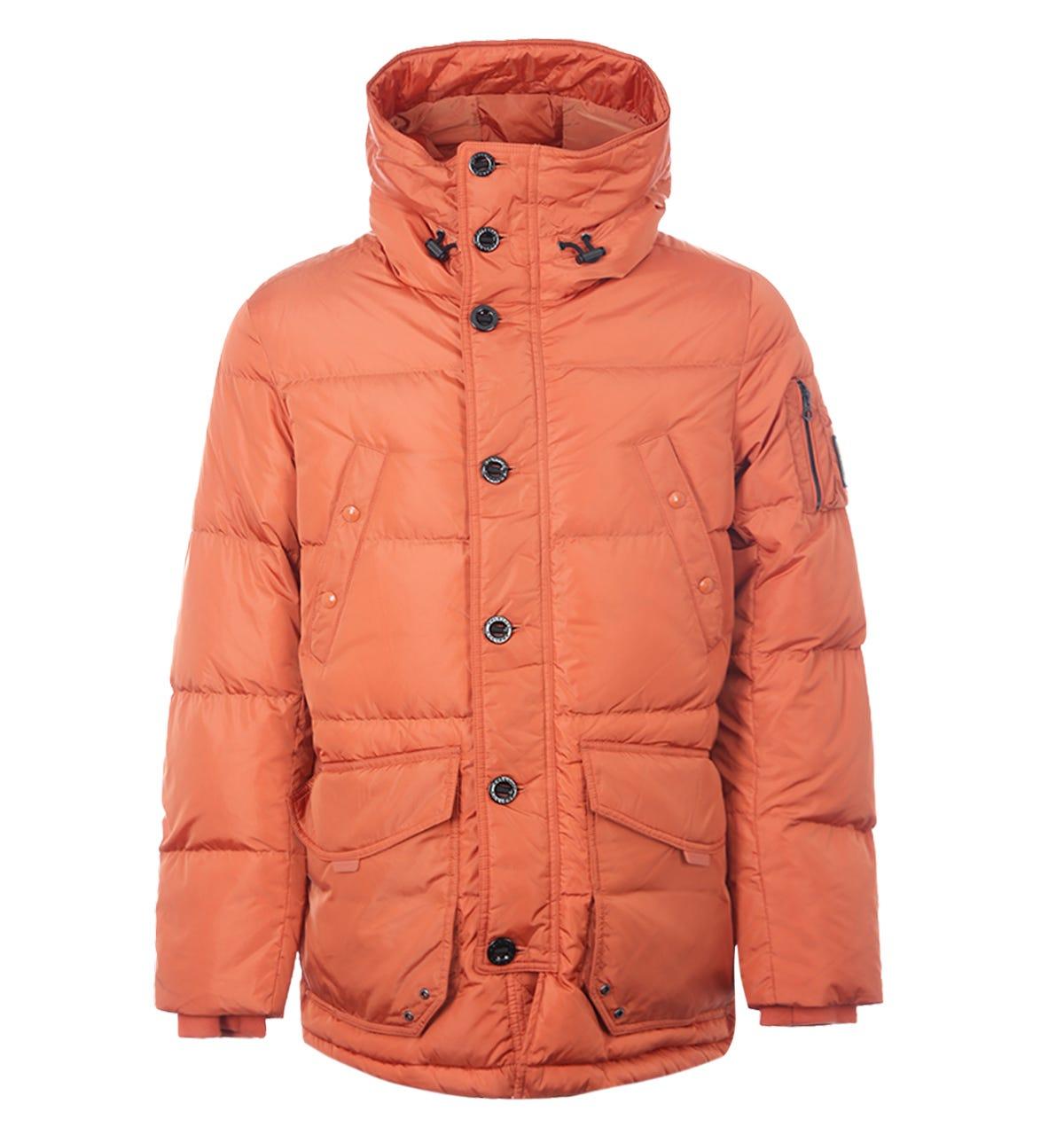 Belstaff Sonar Down Jacket in Orange for Men | Lyst UK