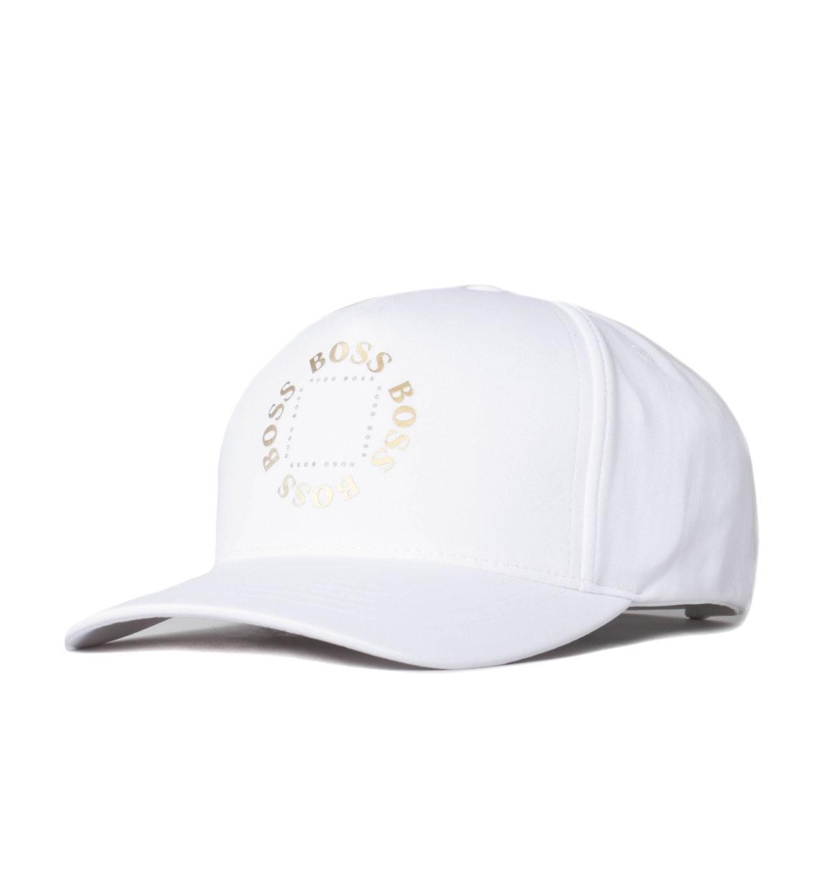HUGO BOSS WHITE CIRCLE CAP