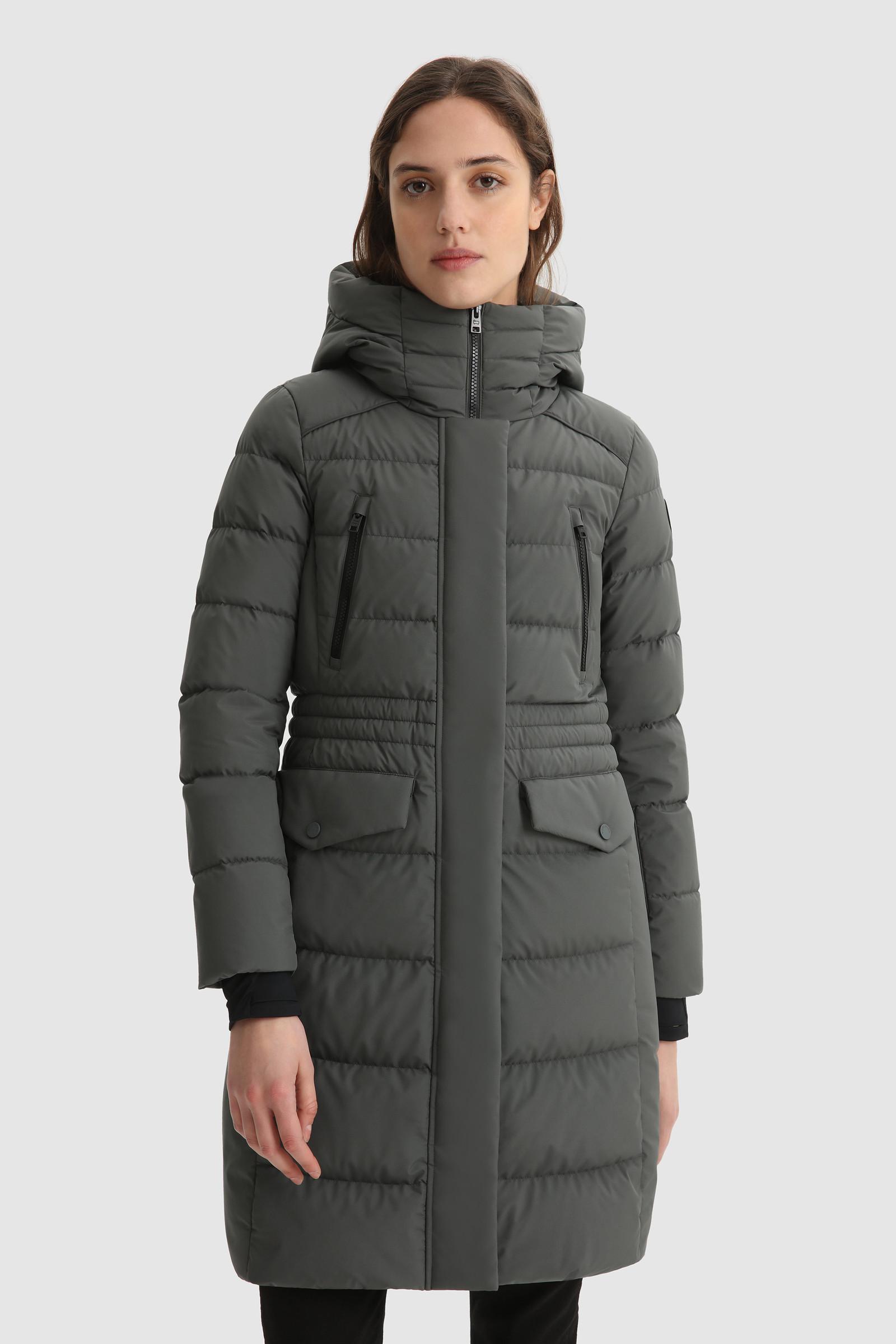 Woolrich Gore-tex Infinium Tacony Long Parka in Gray | Lyst