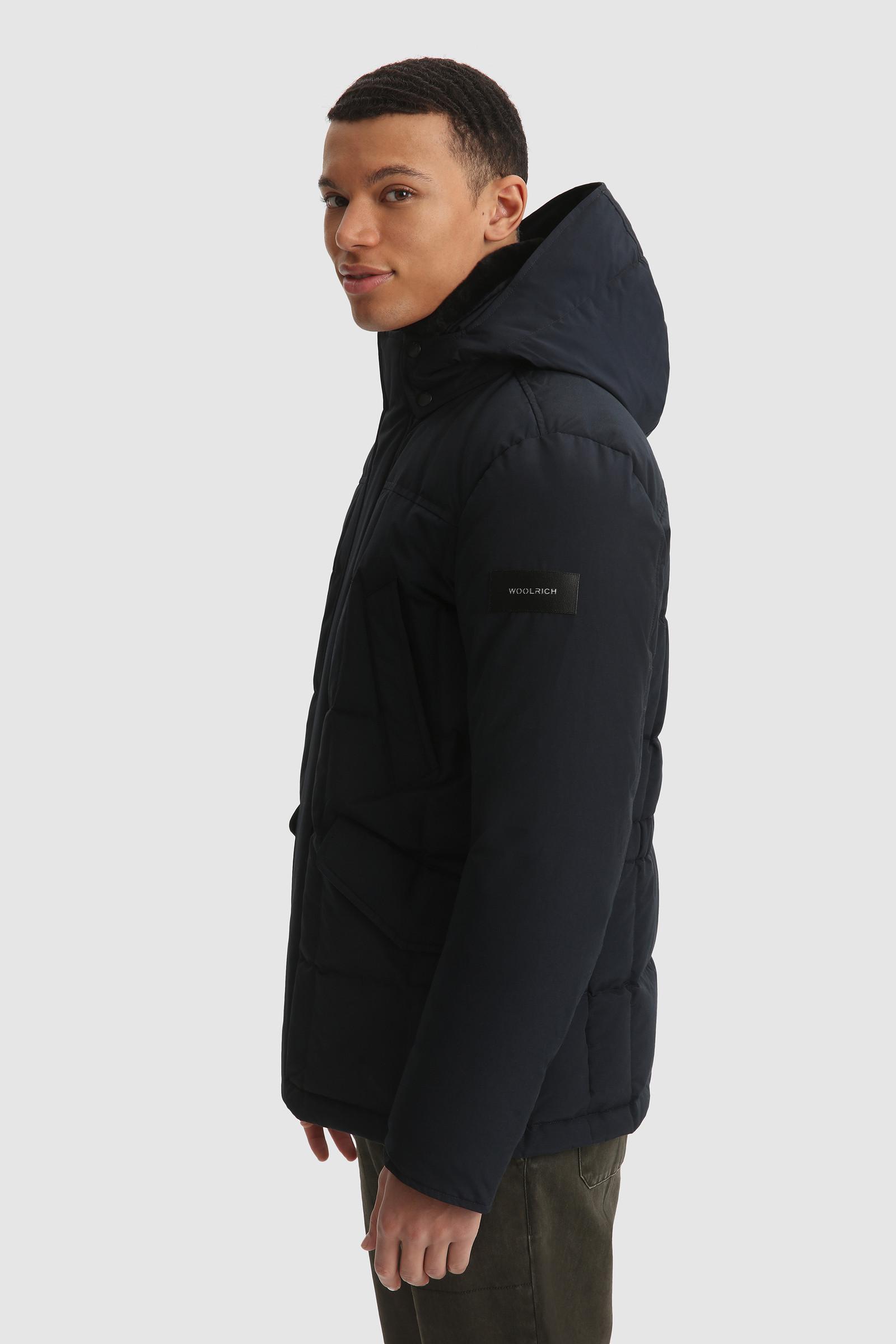 Woolrich Leather Blizzard Field Padded 