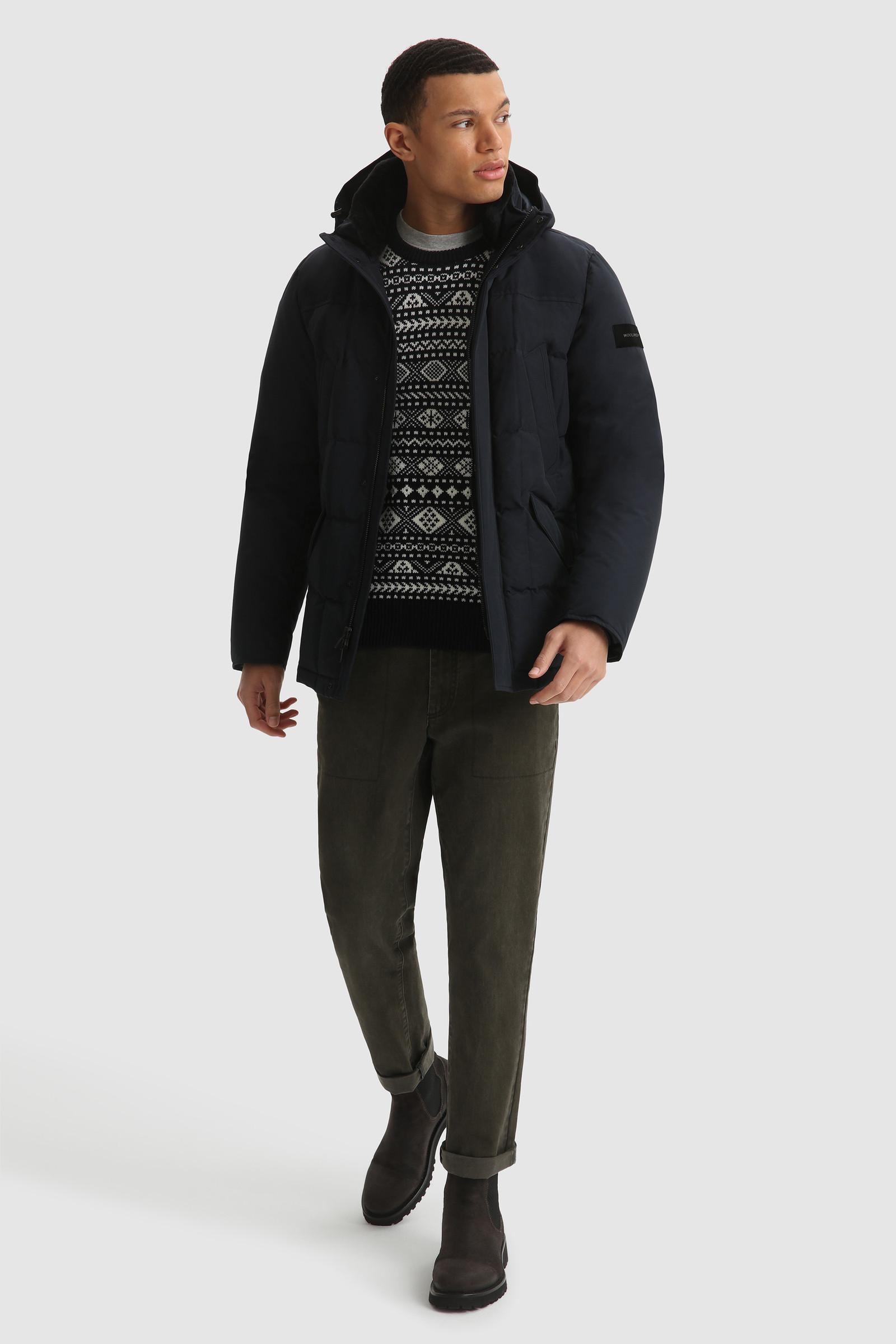 Woolrich Leather Blizzard Field Padded 