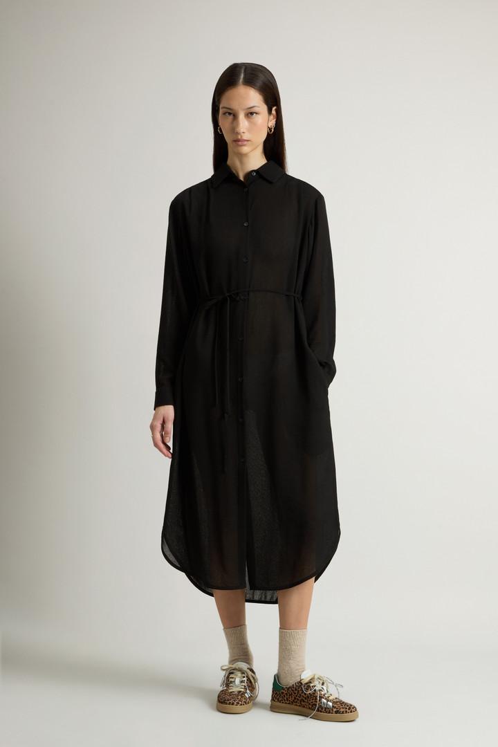ワンピース Woolrich Abito Tunica In Cotone Vestito chemisier in popeline di puro cotone Donna blu