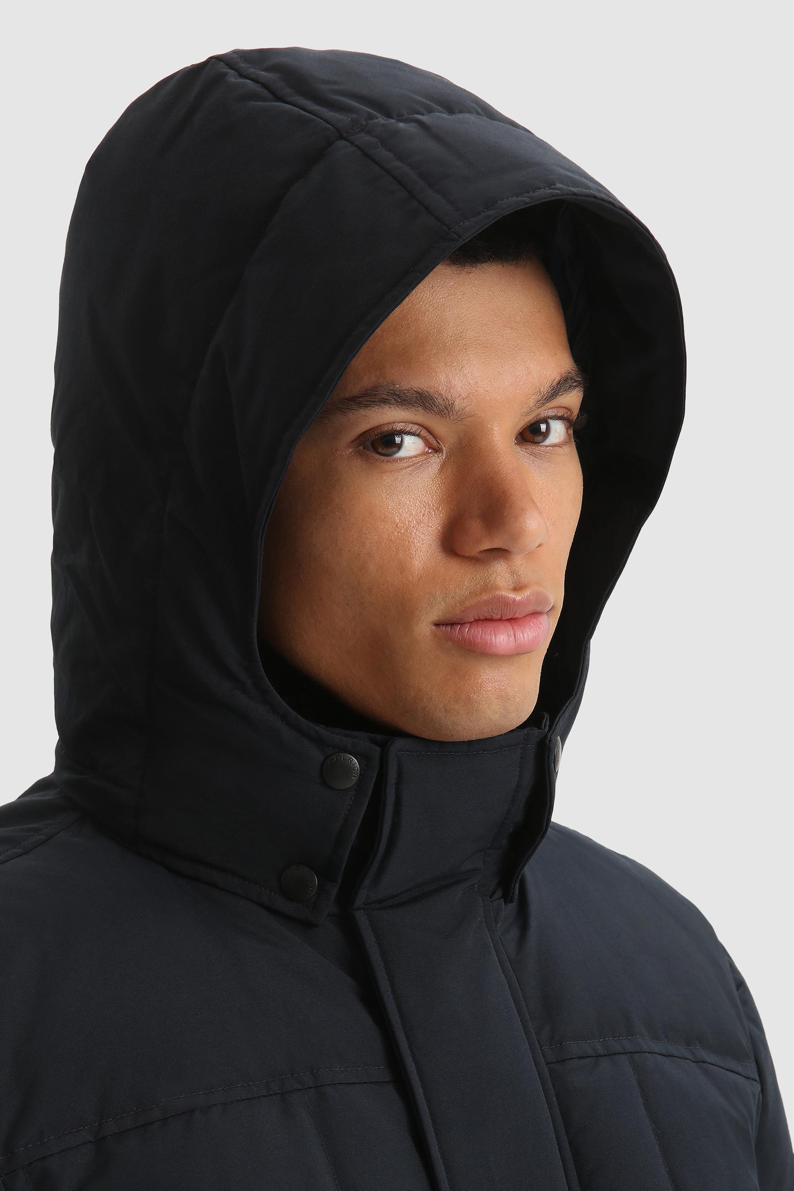 Woolrich Leather Blizzard Field Padded 