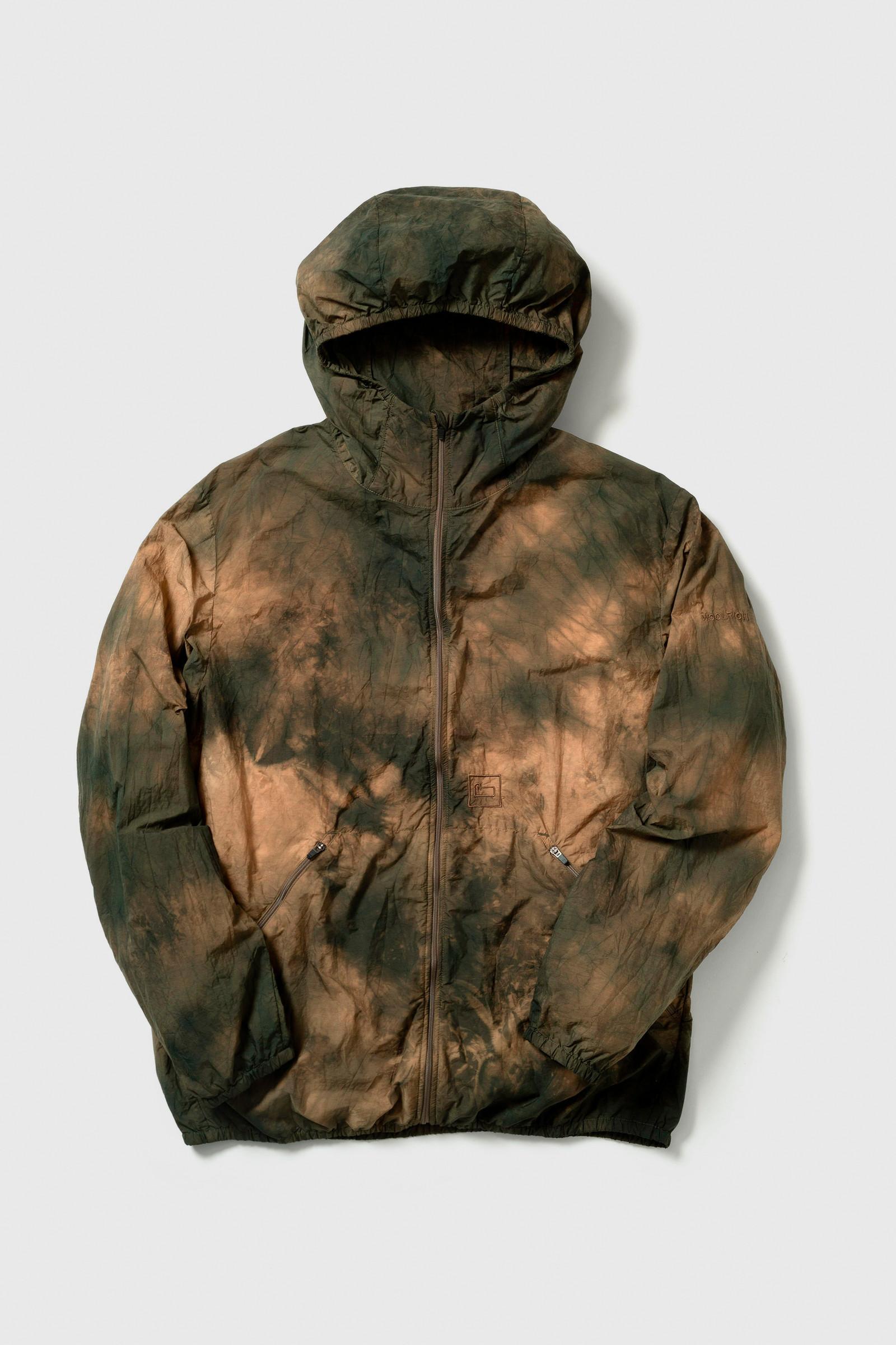 Woolrich Garment-dyed Jacket in Green | Lyst